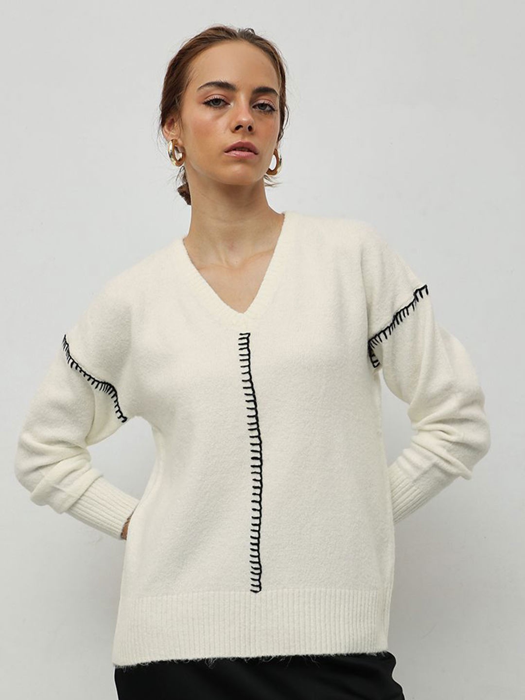 

STREET 9 Women Pullover, Off white