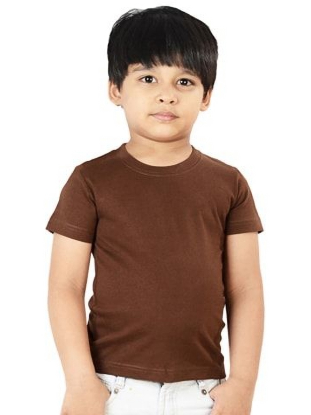 

Baba & Baby Kids Pockets T-shirt, Brown