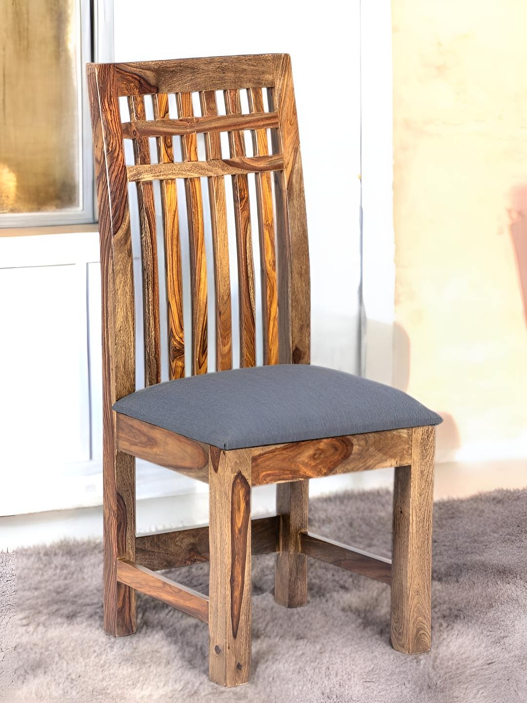 

Ikiriya Grey Wooded Dining Chair