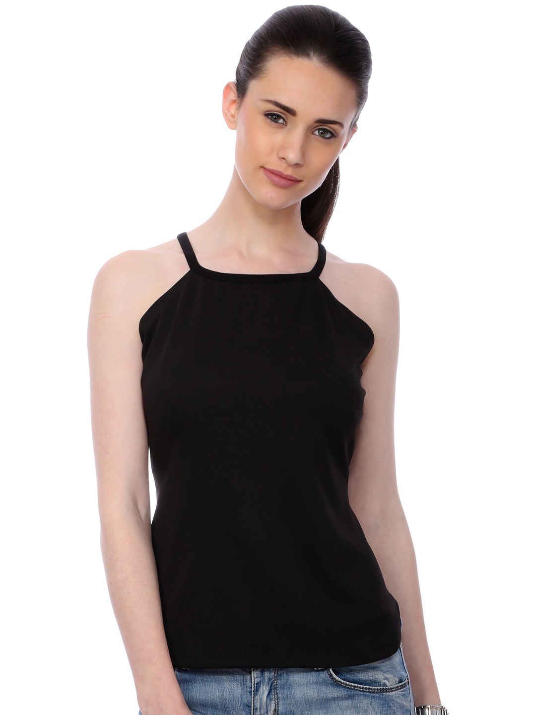

BAESD Georgette Top, Black