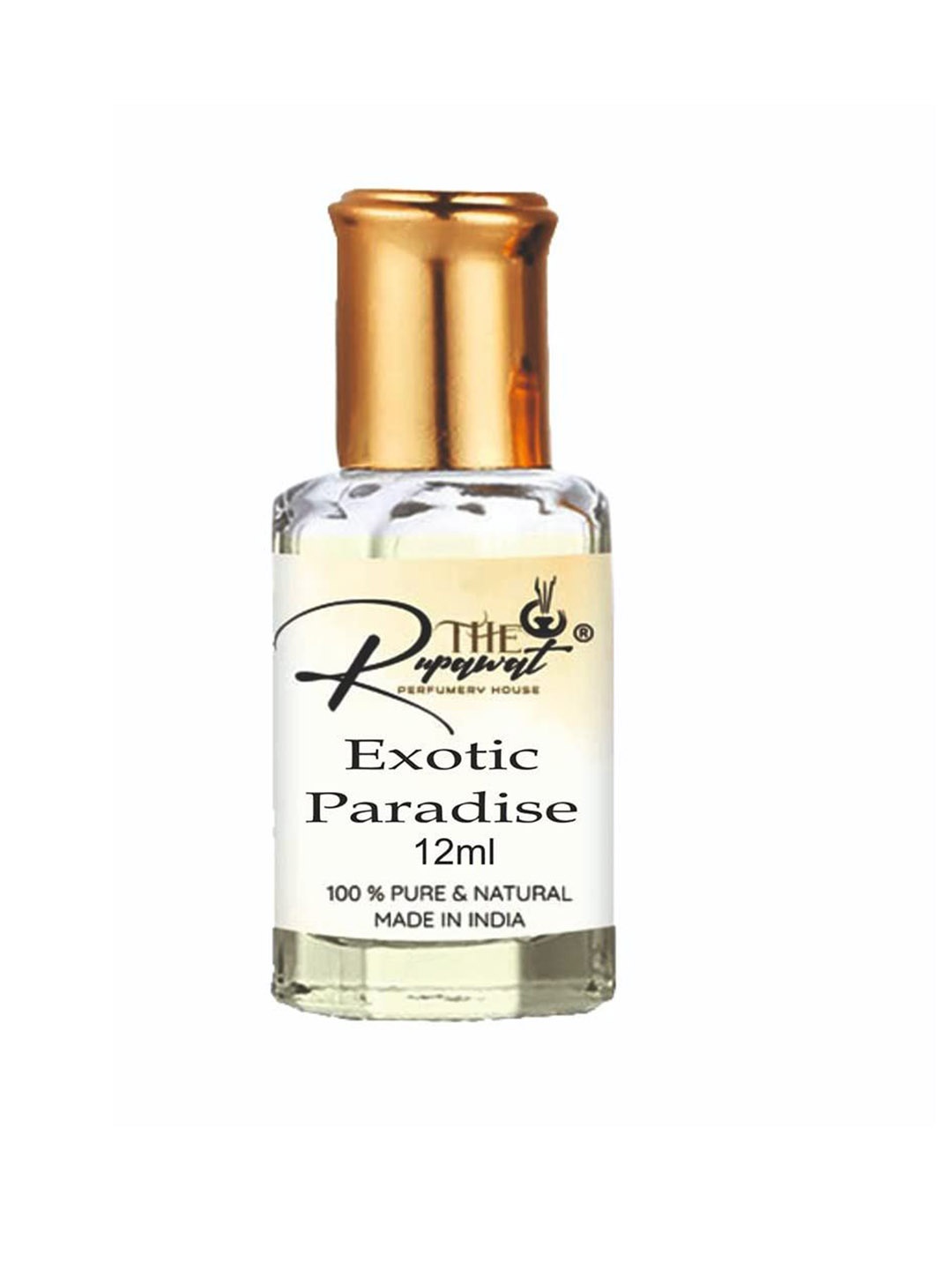 

THE RUPAWAT Perfumery House Exotic Paradise Attar - 12 ml, Transparent