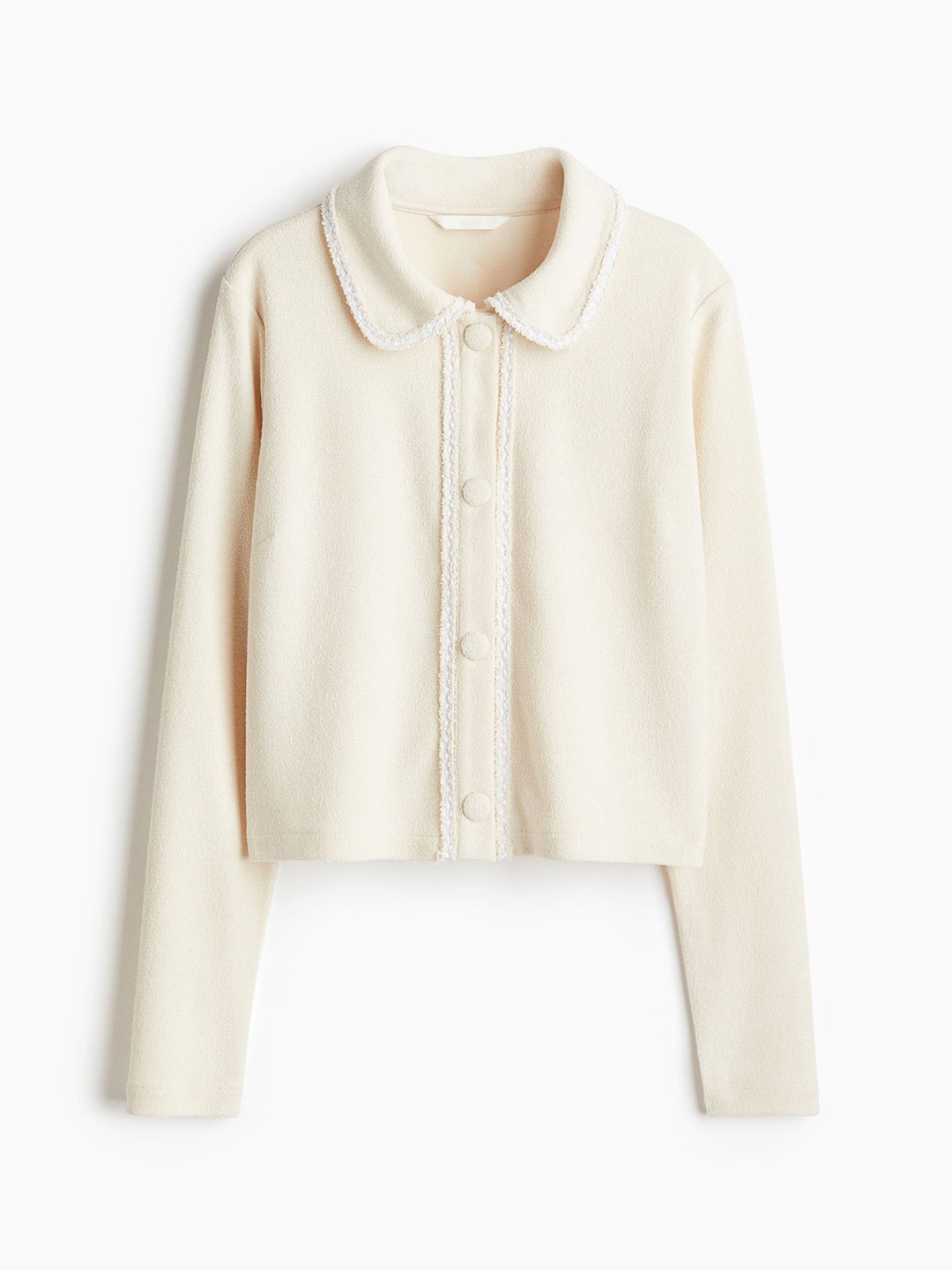 

H&M Women Collared Cardigan, Beige