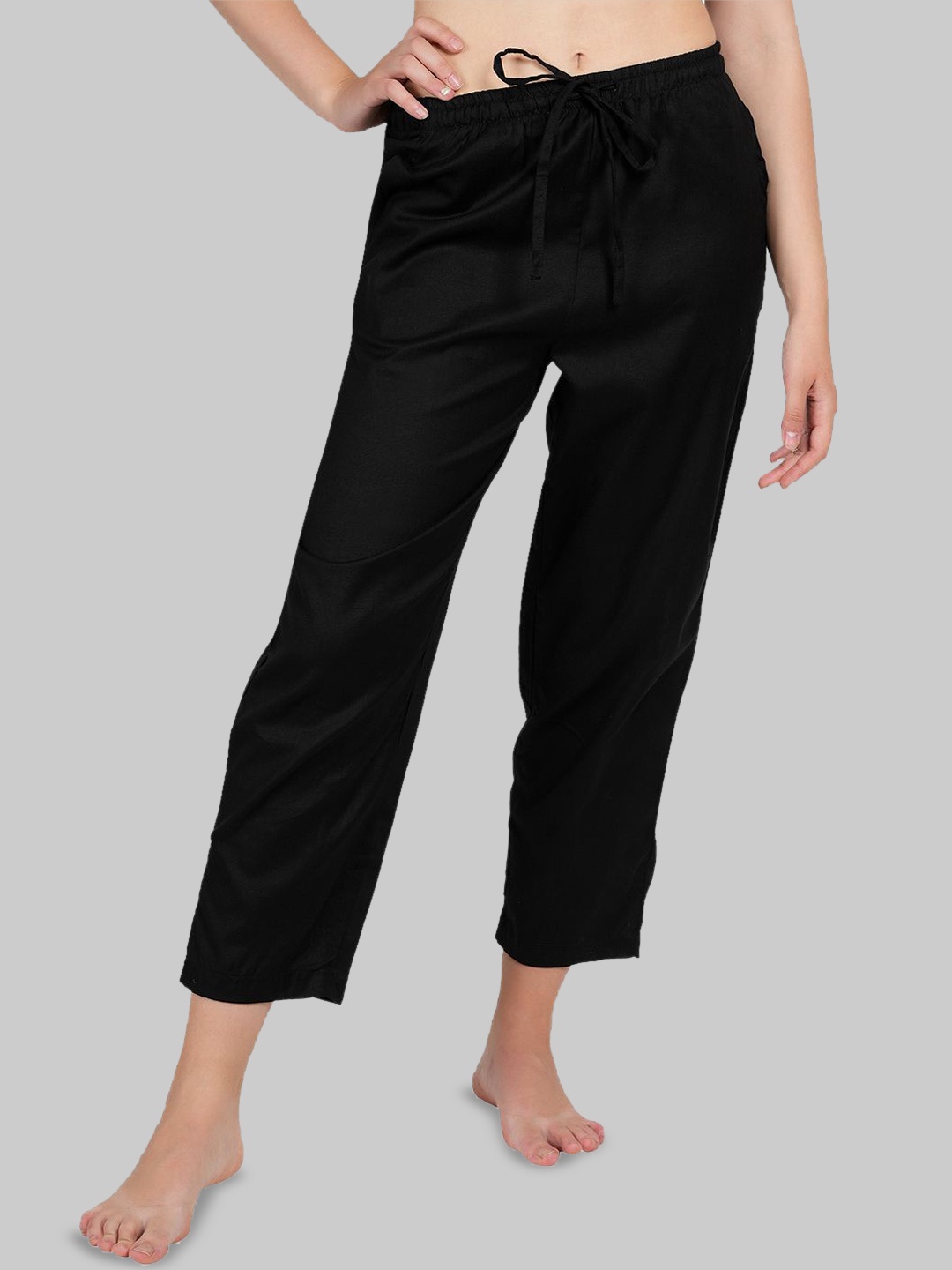 

Style Shoes Women Mid-Rise Lounge Pants, Black
