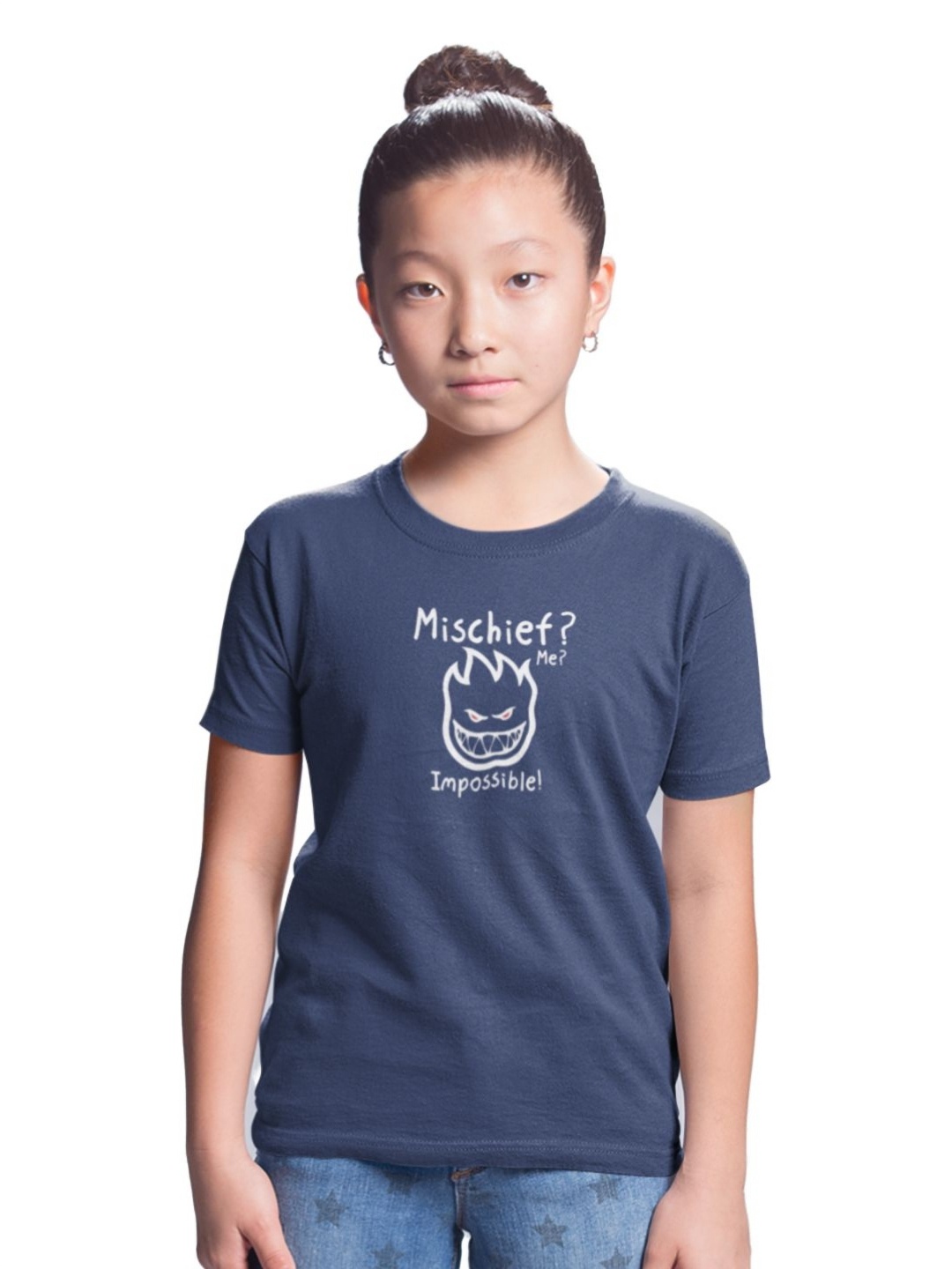 

Tantra Kids Typography Printed T-shirt, Navy blue