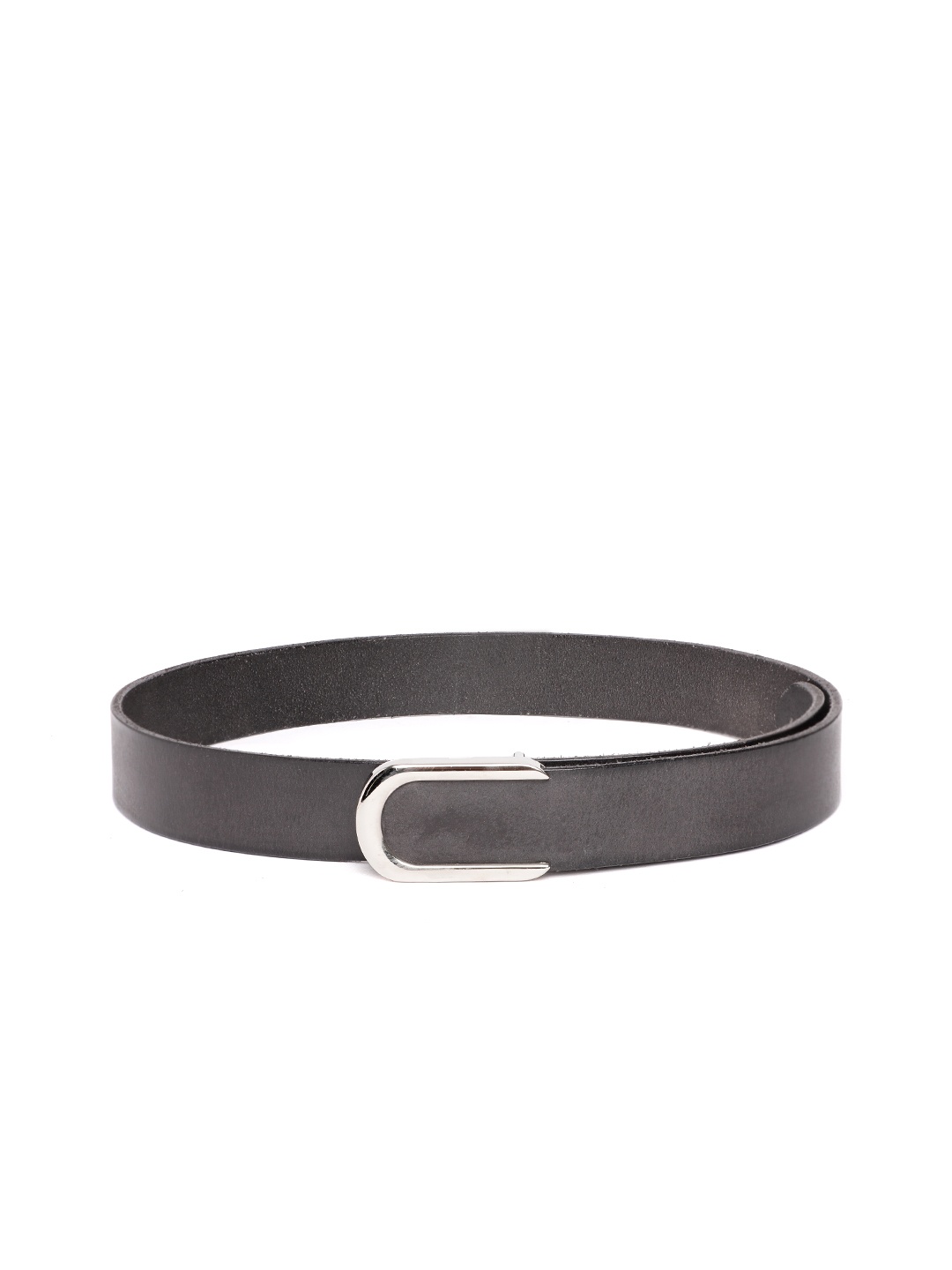 

ART N VINTAGE Men Leather Belt, Black