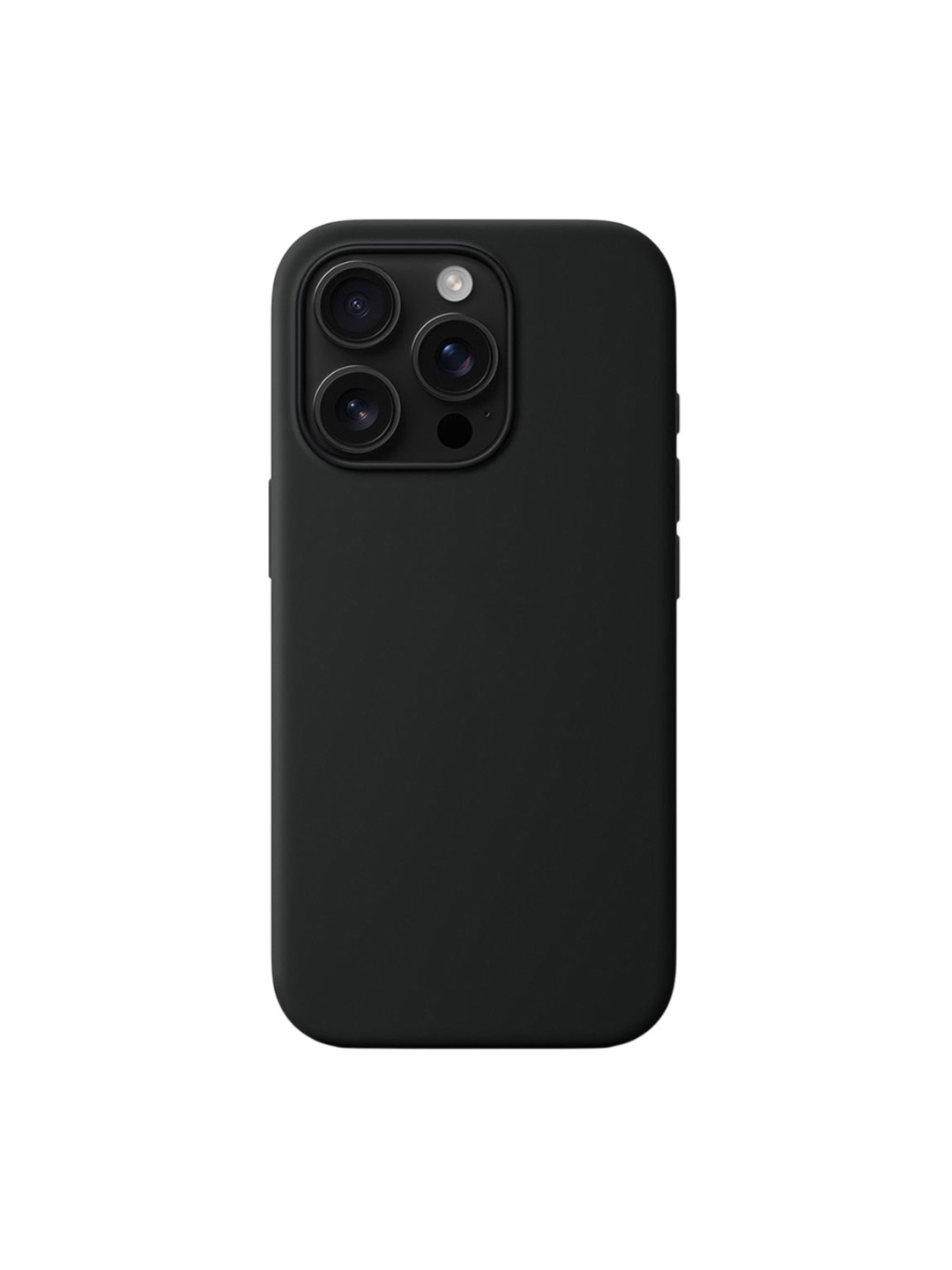 

TREEMODA Solid Printed iPhone 16 Pro Back Case Mobile Accessories, Black