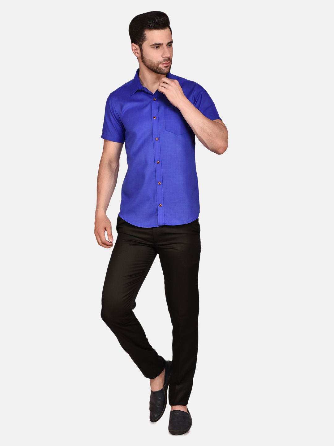 

PRINTINDIA Men Classic Opaque Casual Shirt, Blue