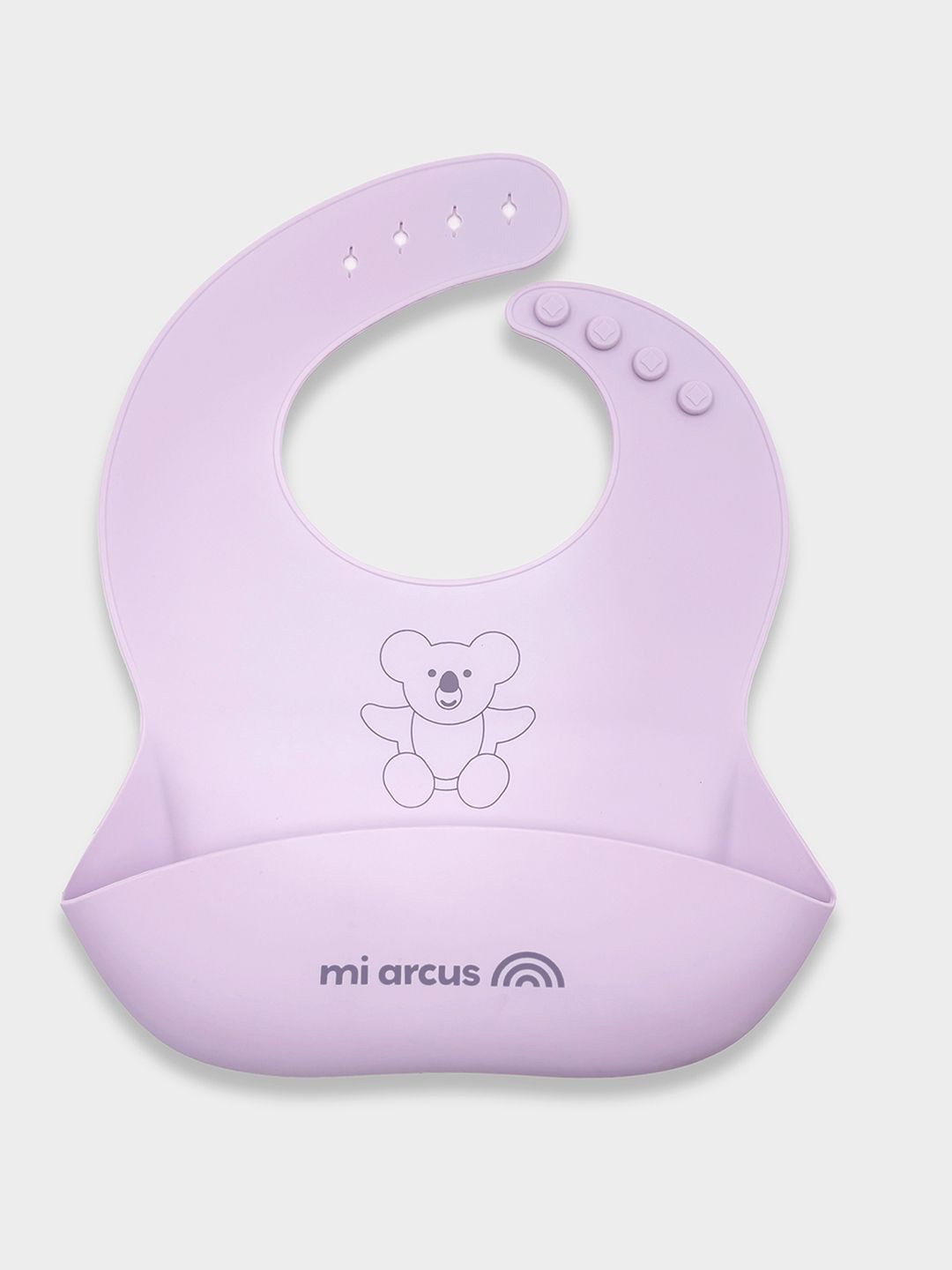 

MiArcus Silicon Waterproof Printed Bib, Purple