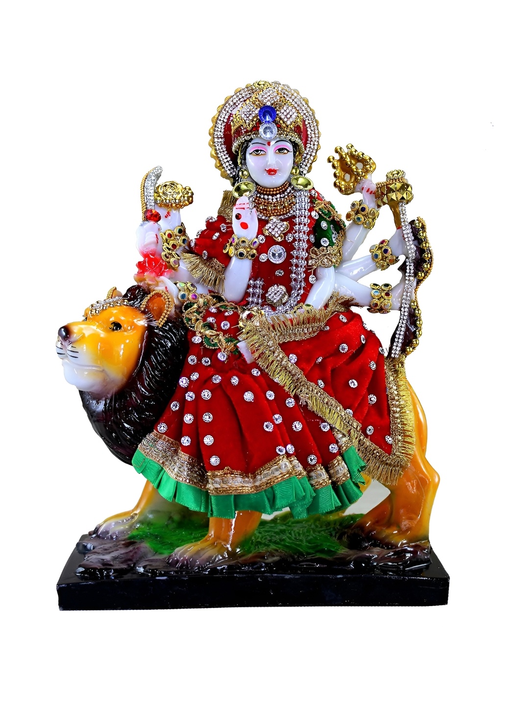 

Craft N Decor Red Religious Idol Showpiece