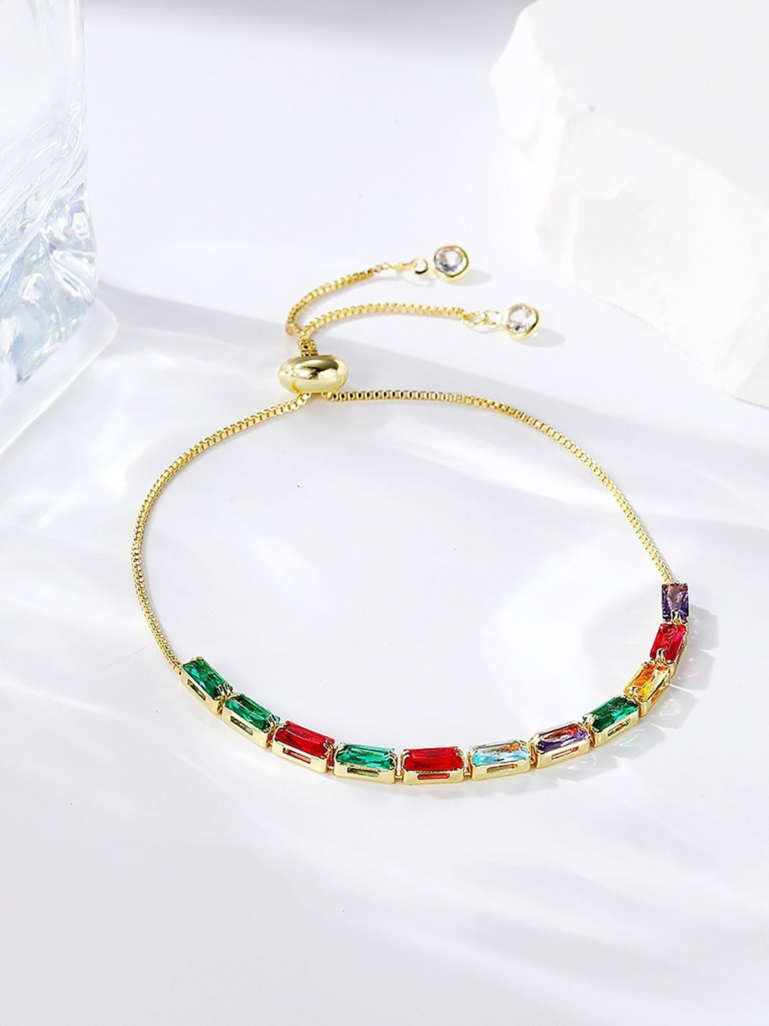 

StyleCast x Revolte Women Handcrafted Gold-Plated Charm Bracelet