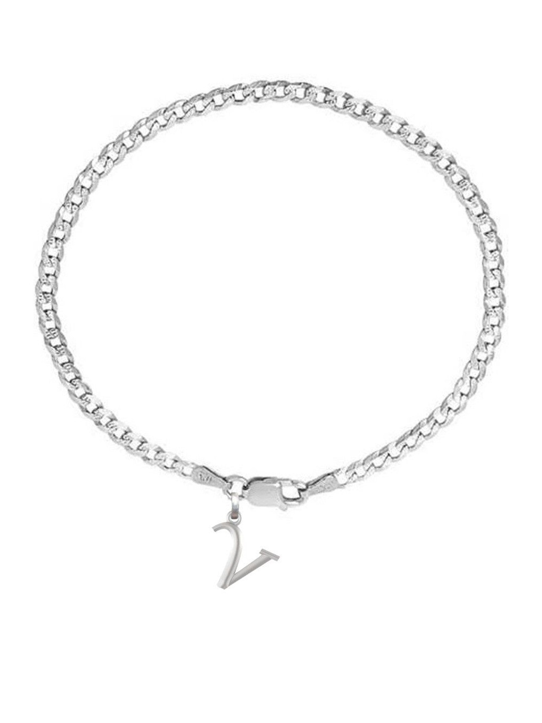 

AKSHAT SAPPHIRE Men Sterling Silver Link Bracelet