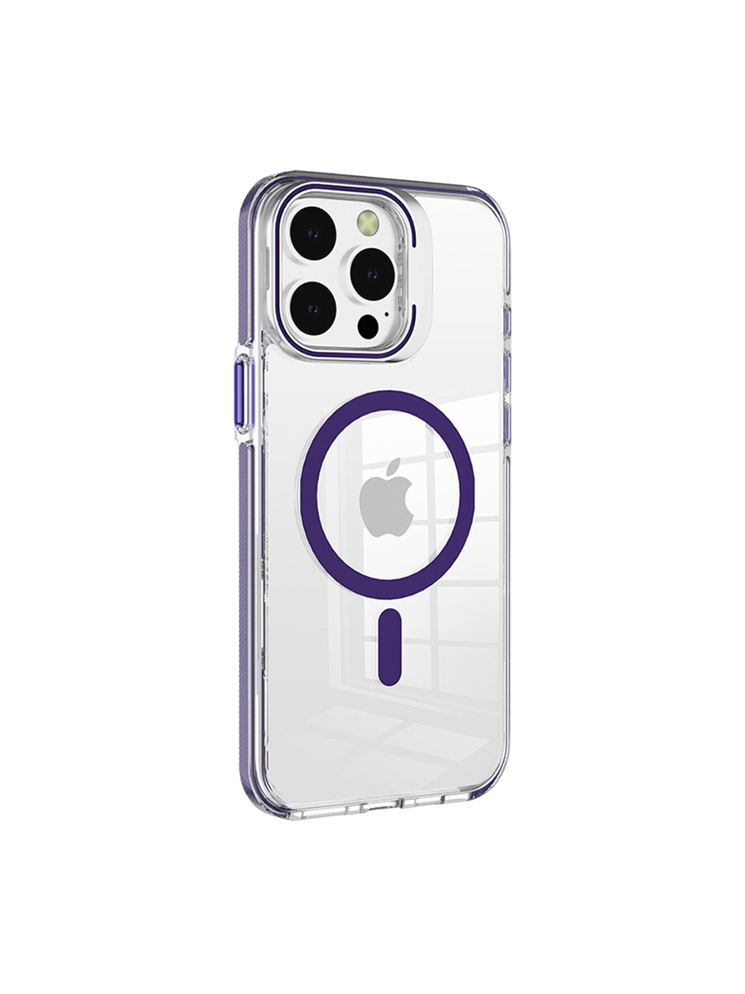 

macmerise Solid Printed iPhone 15 Pro Bumper Case Mobile Accessories, Purple