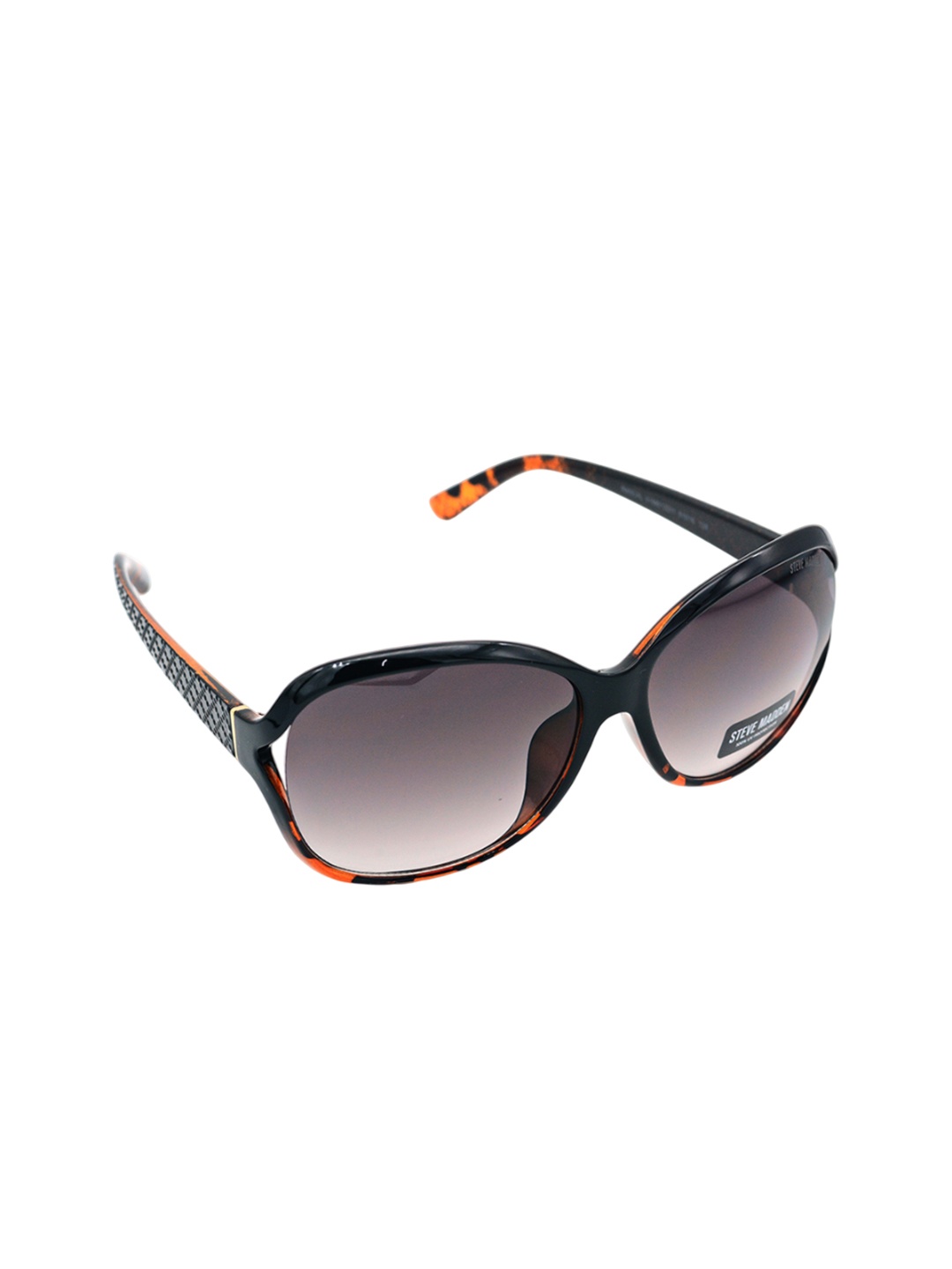 

Steve Madden Women Rectangle Sunglasses with UV Protected Lens X17039, Brown
