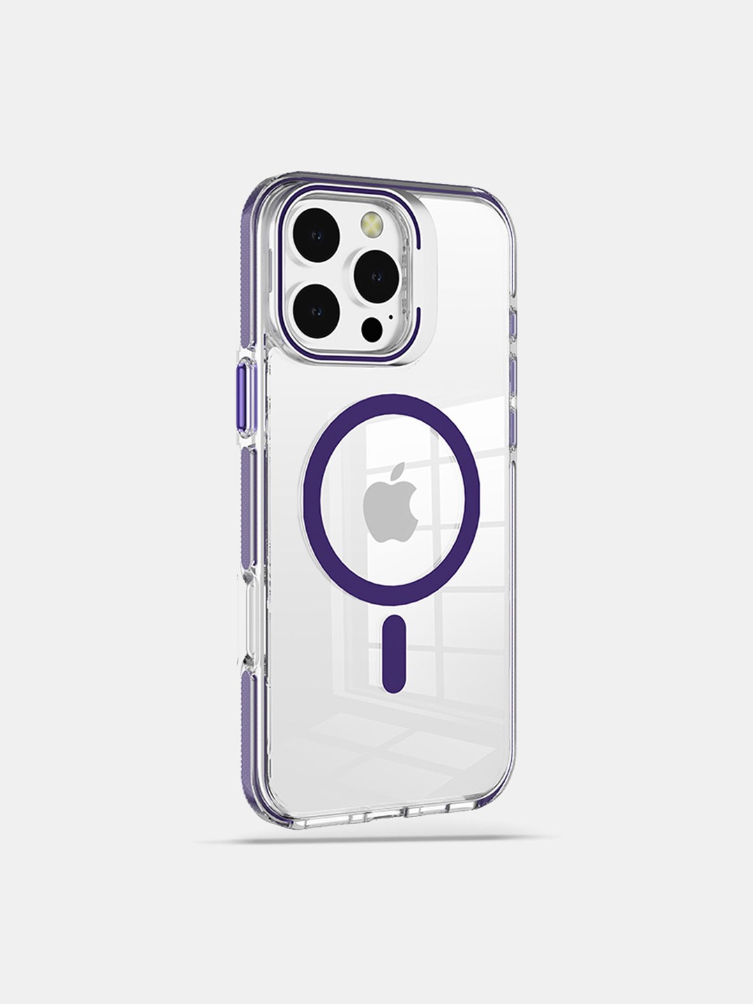 

macmerise Solid Printed iPhone 16 Pro Max Bumper Case Mobile Accessories, Purple