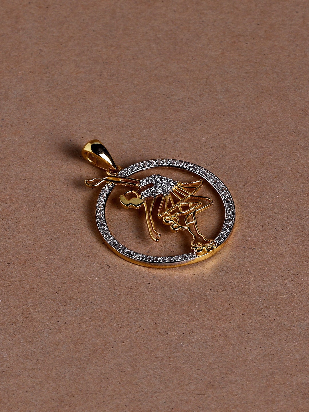 

Luxevogue Gold-Plated Circular Pendants