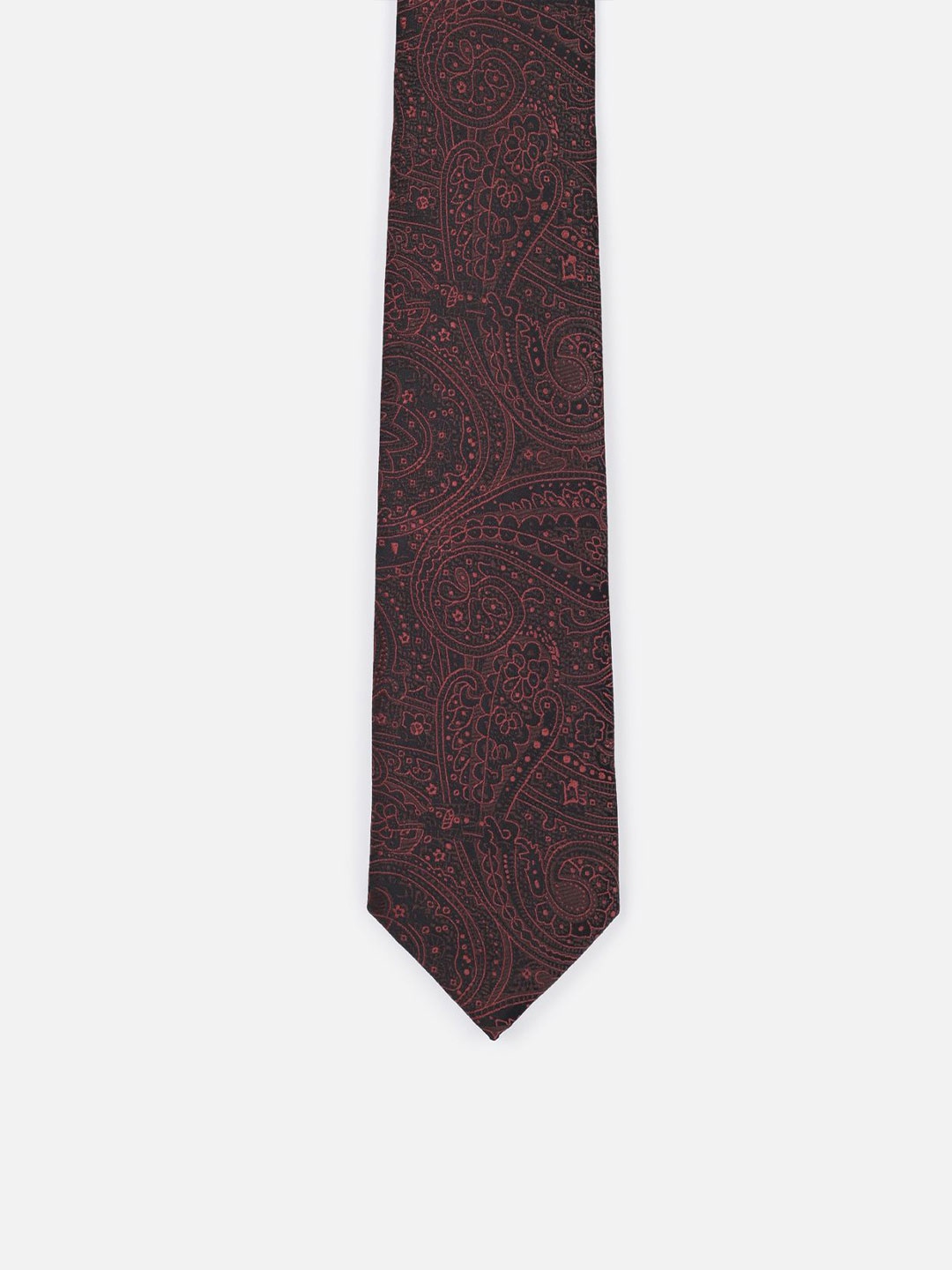 

Van Heusen Men Woven Design Ascot Tie, Brown