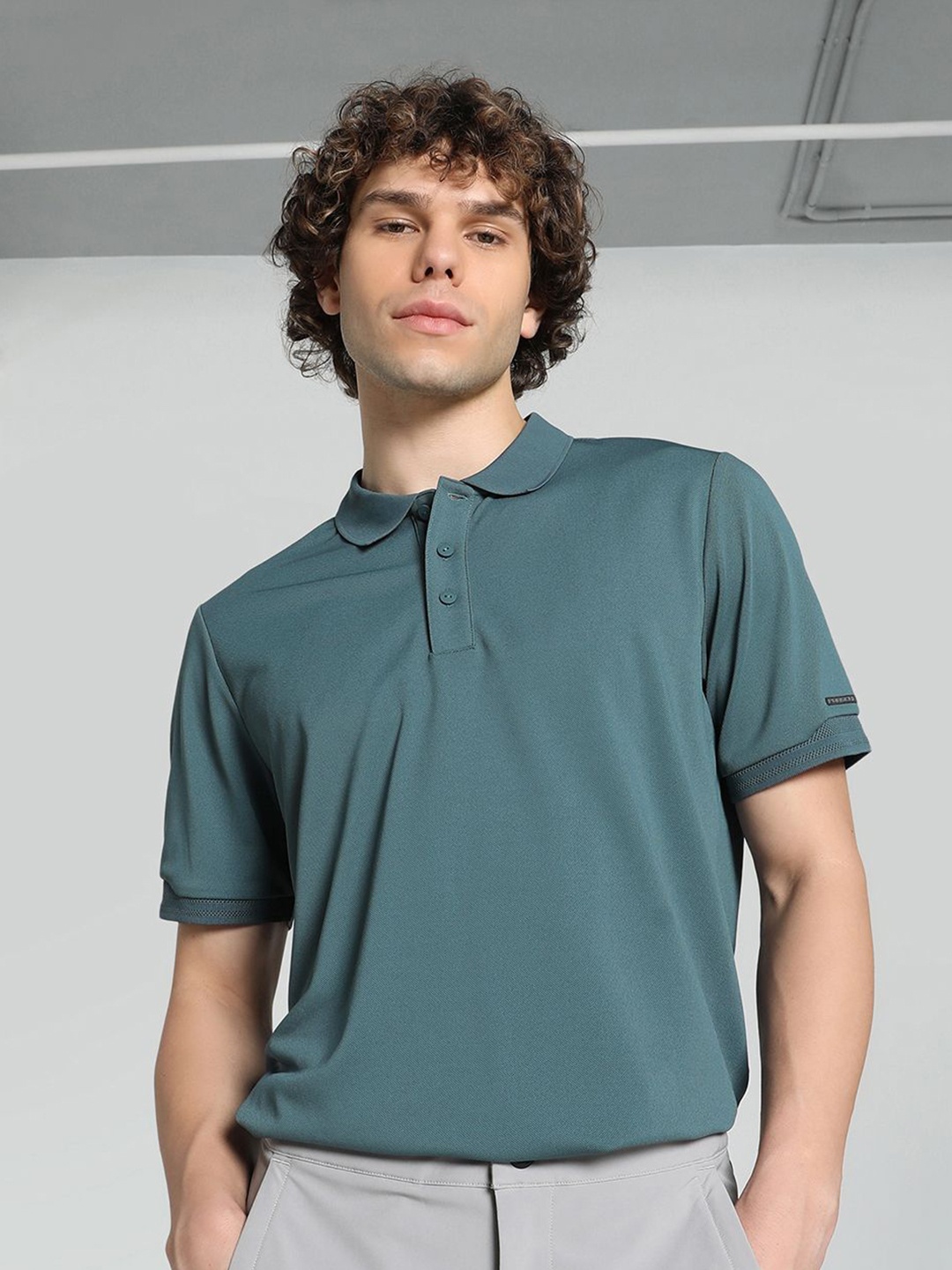 

PUMA Motorsport Men Polo Collar Pockets T-shirt, Grey