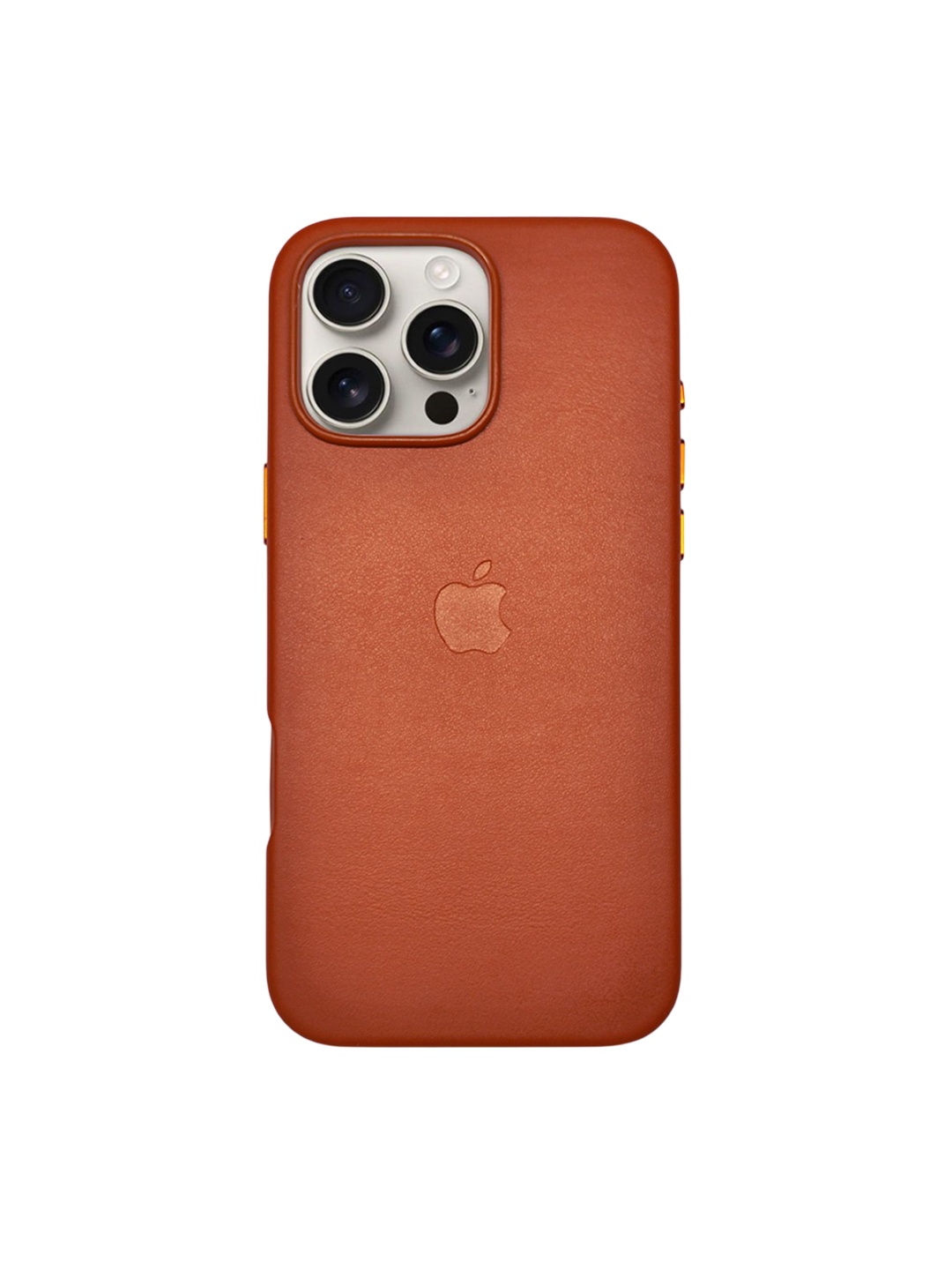 

TREEMODA Solid Printed iPhone 16 Pro Max Back Case Mobile Accessories, Brown