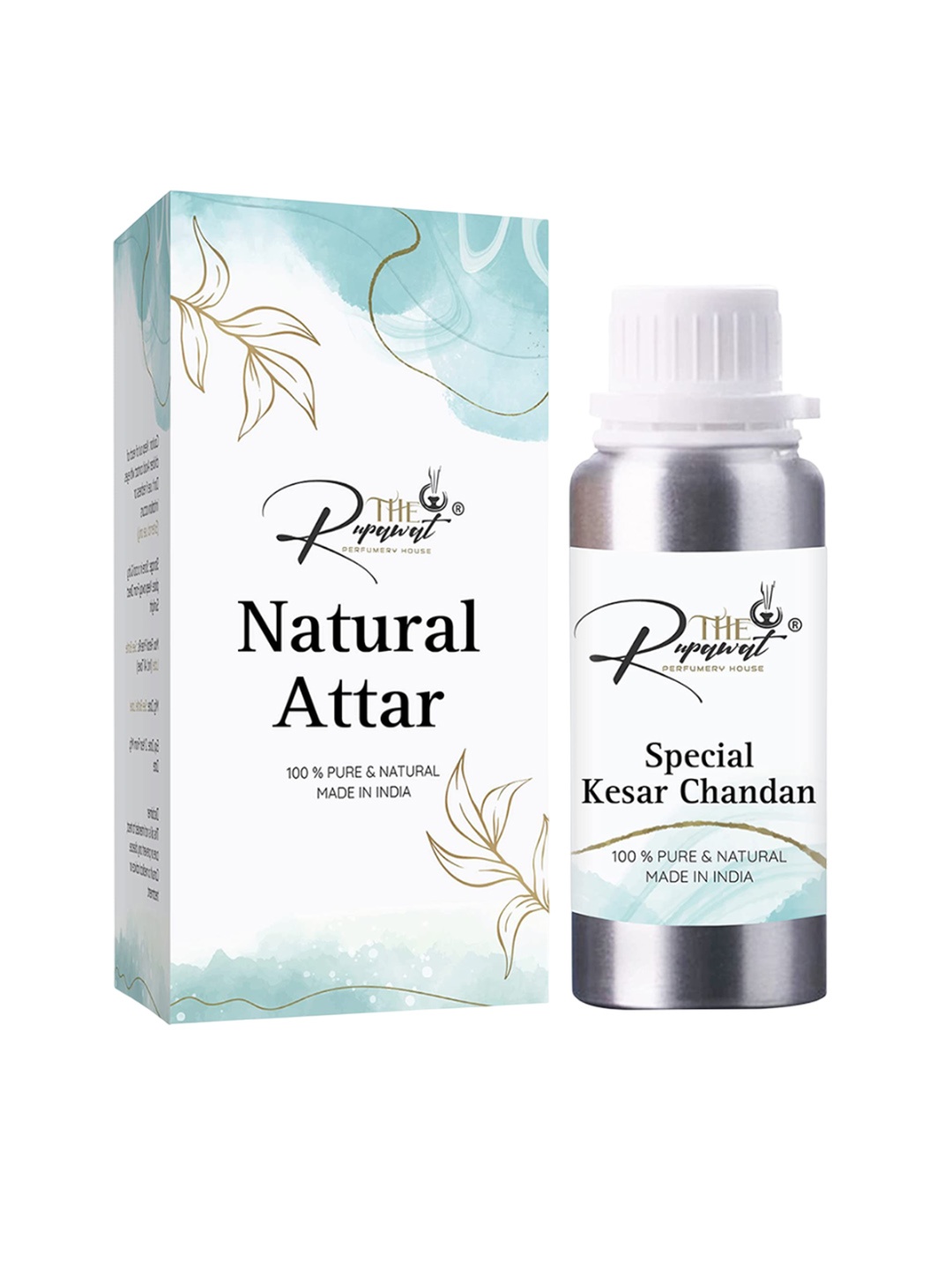 

THE RUPAWAT Perfumery House Fitrat 100% Natural & Pure Alcohol Free Attar - 50 ml, Transparent