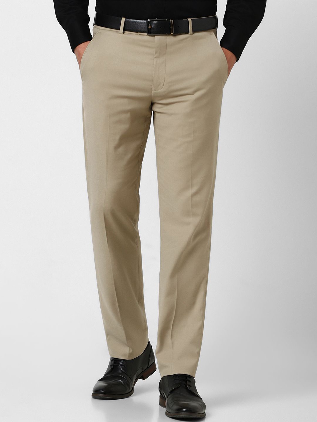 

Van Heusen Men Slim Fit Trousers, Beige