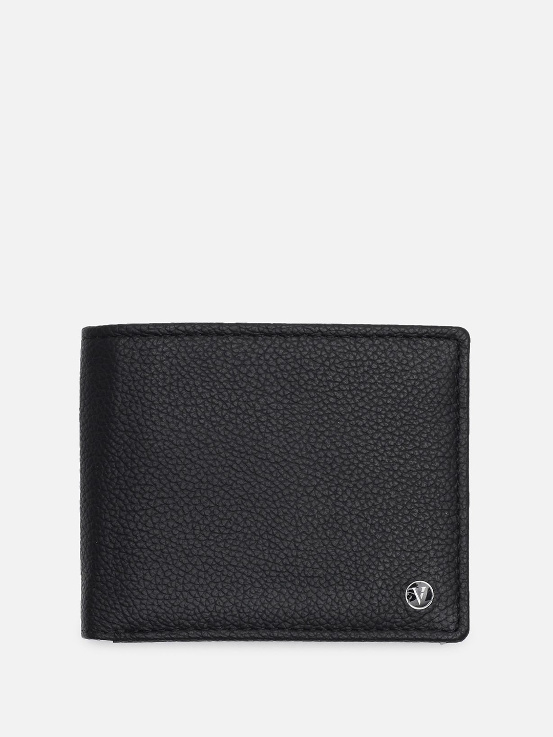 

Van Heusen Men Leather Two Fold Wallet, Black