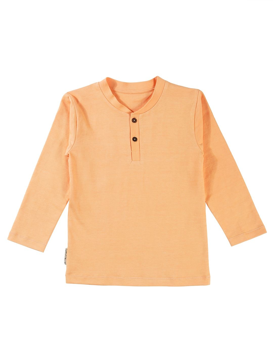 

EARTHY TWEENS Kids Solid Round Neck Cotton Sweatshirt, Orange