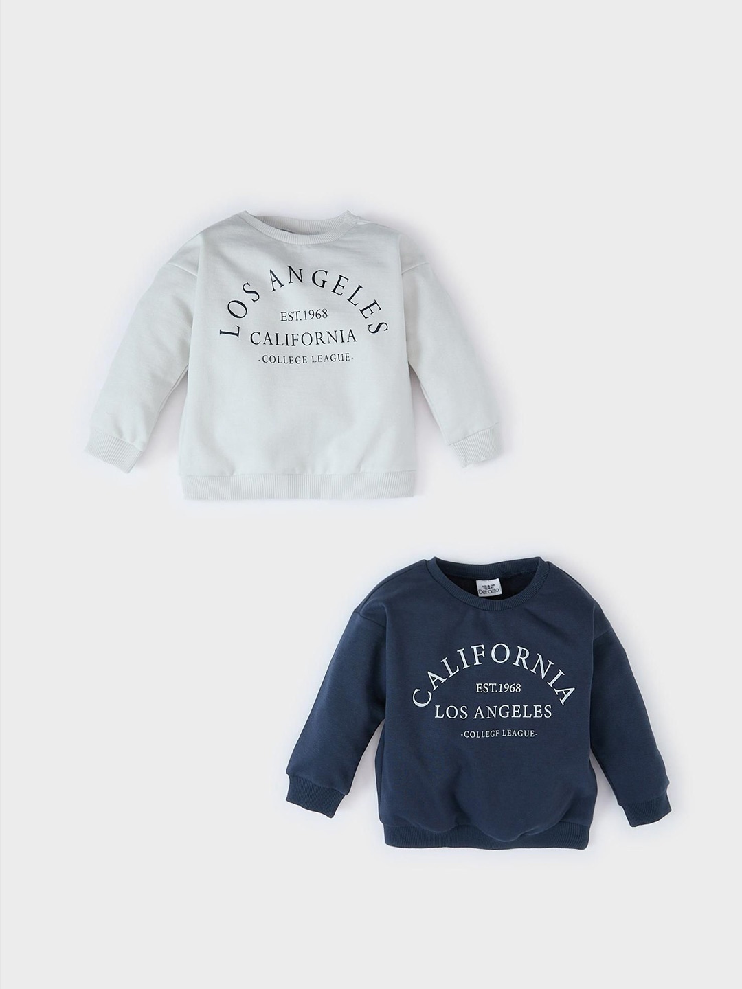 

DeFacto Boys Typography Printed Pullover, Grey