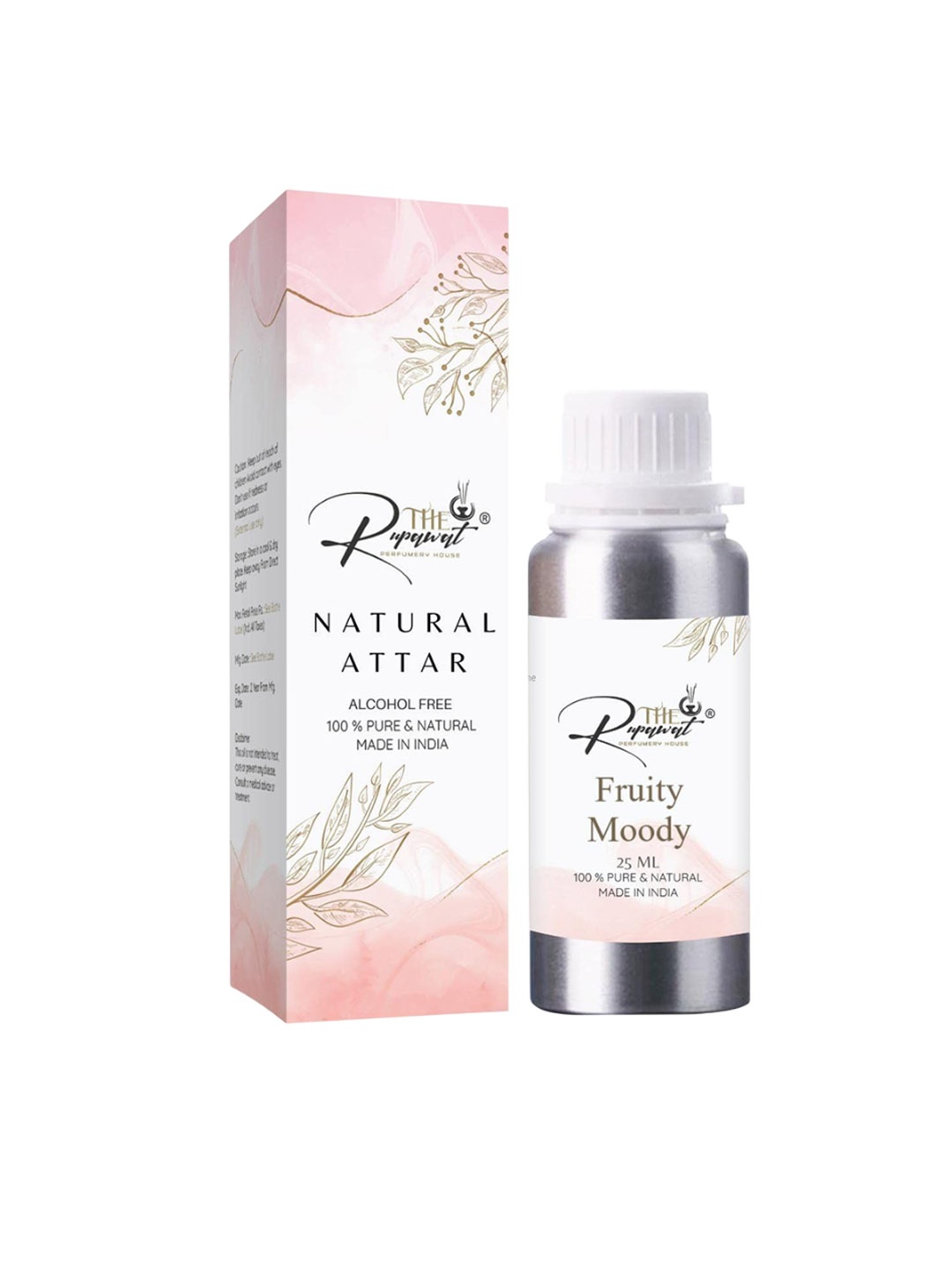 

THE RUPAWAT Perfumery House Fruity Moody Natural Alcohol Free Attar - 25 ml, Transparent