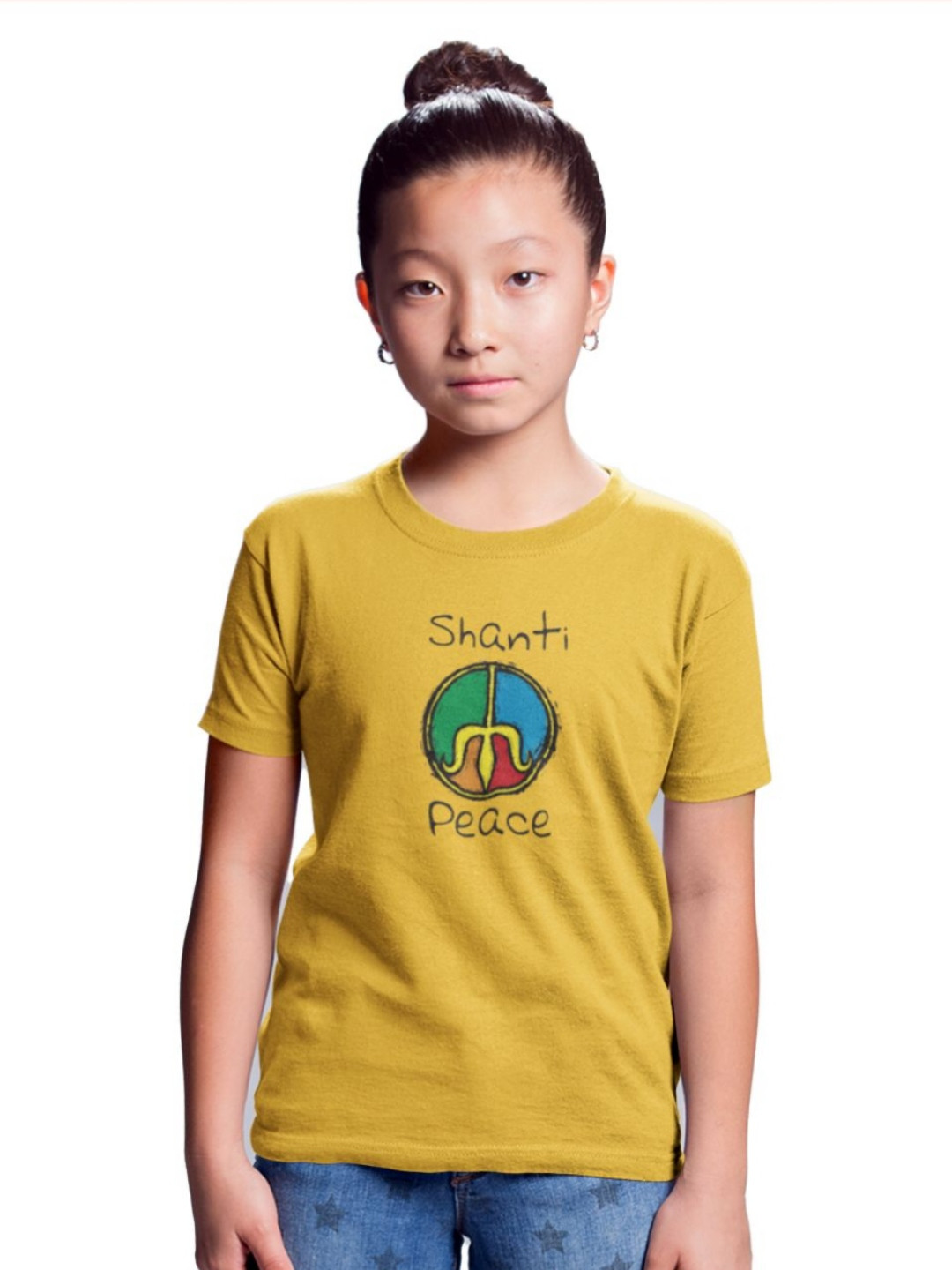 

Tantra Kids Typography Printed Pockets T-shirt, Yellow