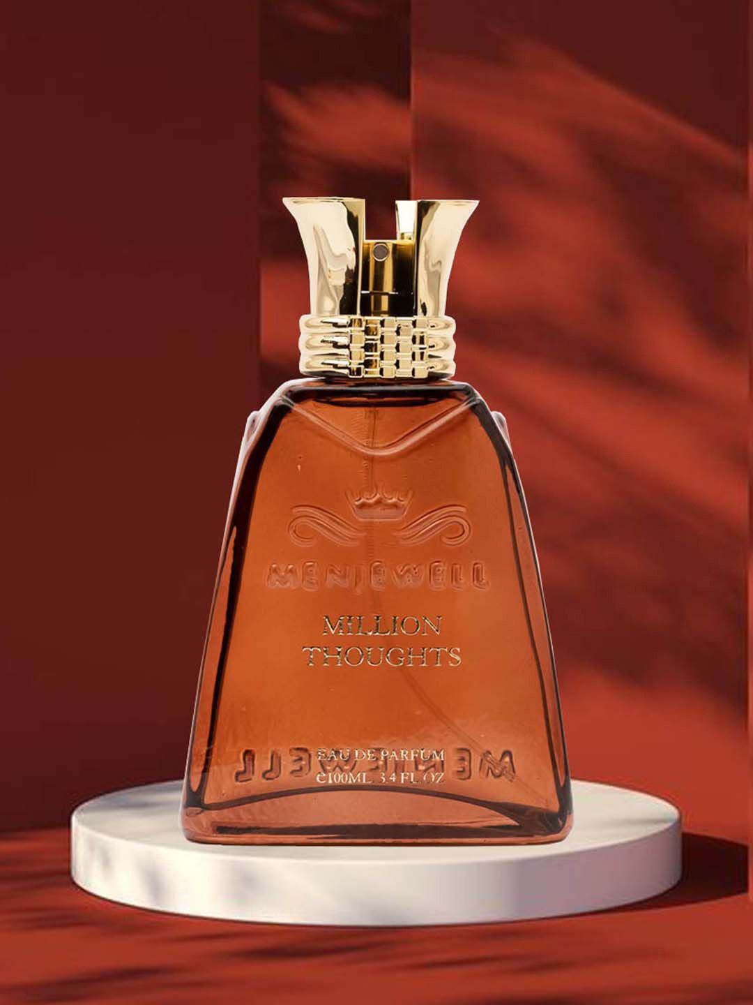 

Menjewell Men Million Thoughts & Intense Love Eau De Parfum- 100 ml Each, White