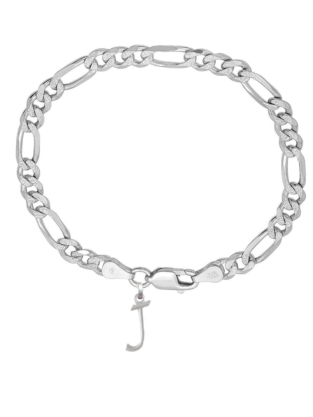 

AKSHAT SAPPHIRE Men Sterling Silver Link Bracelet