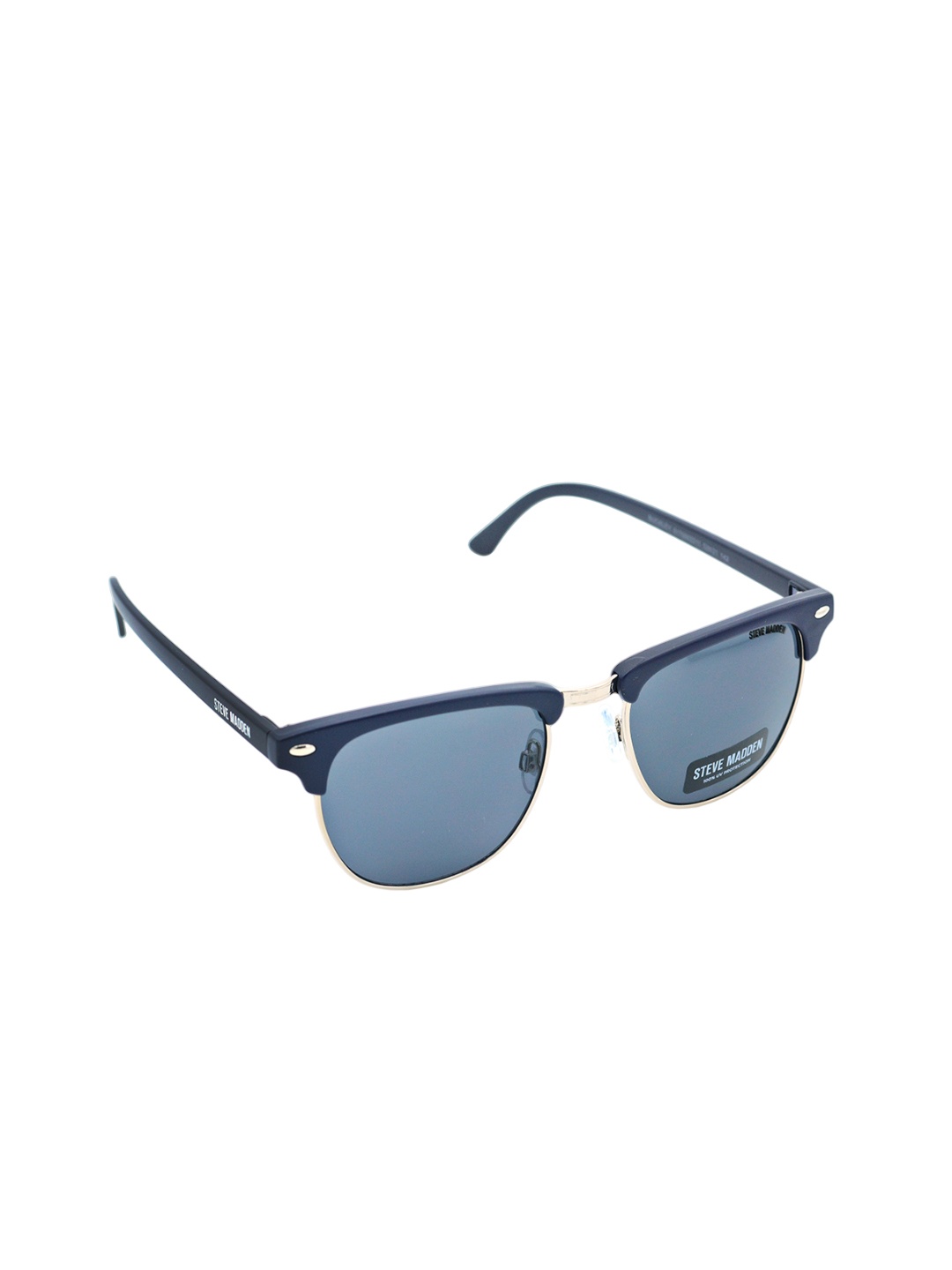 

Steve Madden Men with UV Protected Lens Aviator Sunglasses X17128, Blue