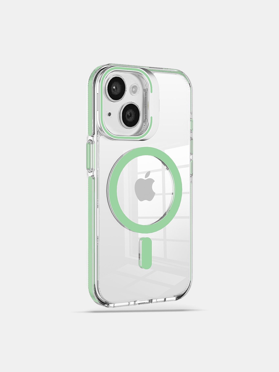 

macmerise Solid Printed iPhone 15 Plus Bumper Case Mobile Accessories, Green