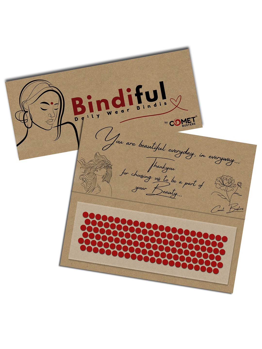 

Comet Busters Bindiful Traditional Bindi - Red