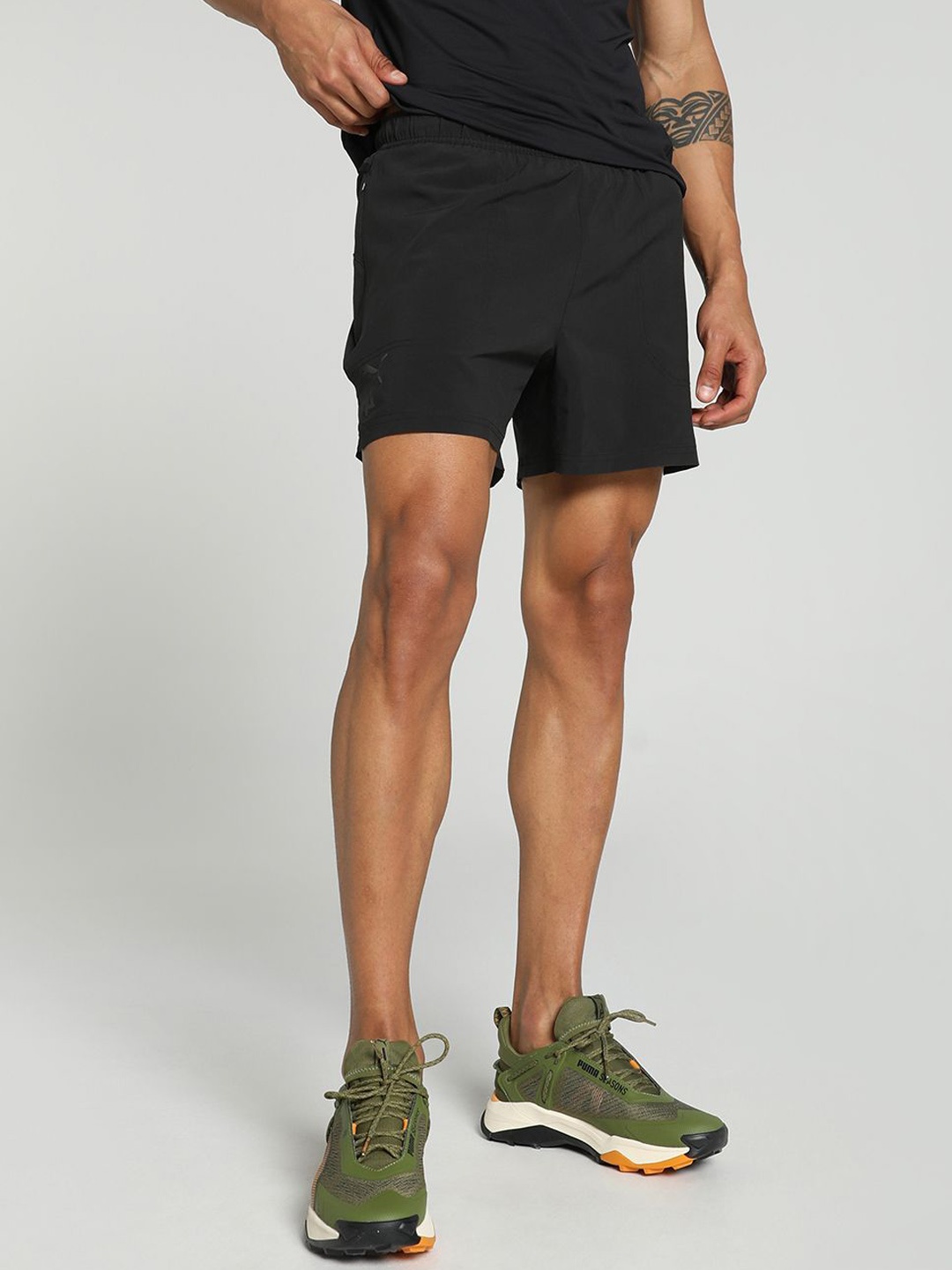 

Puma Seasons 5" Woven Running Shorts, Black