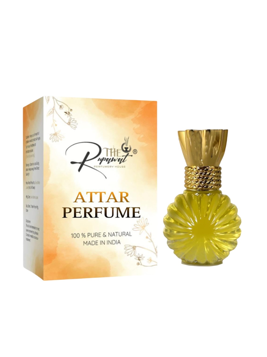 

THE RUPAWAT Perfumery House Floral Jasmine 100% Natural & Pure Alcohol Free Attar - 12 ml, Transparent