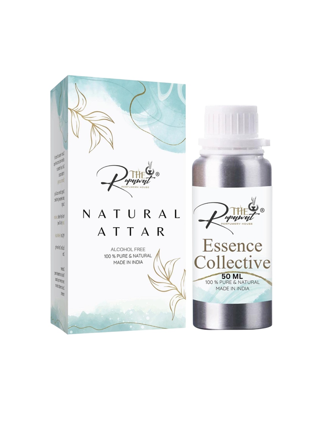 

THE RUPAWAT Perfumery House Essence Collective 100% Natural Alcohol Free Attar- 50 ml, Transparent