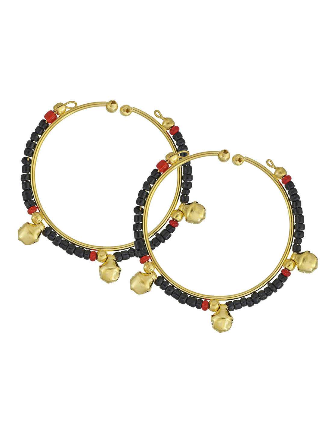 

MEMOIR Unisex Kids 2 Brass Antique Gold-Plated Charm Bracelet
