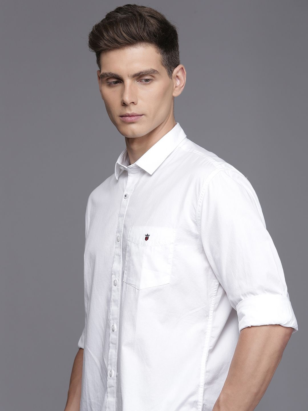 

Louis Philippe Sport Slim Fit Pure Cotton Shirt, White