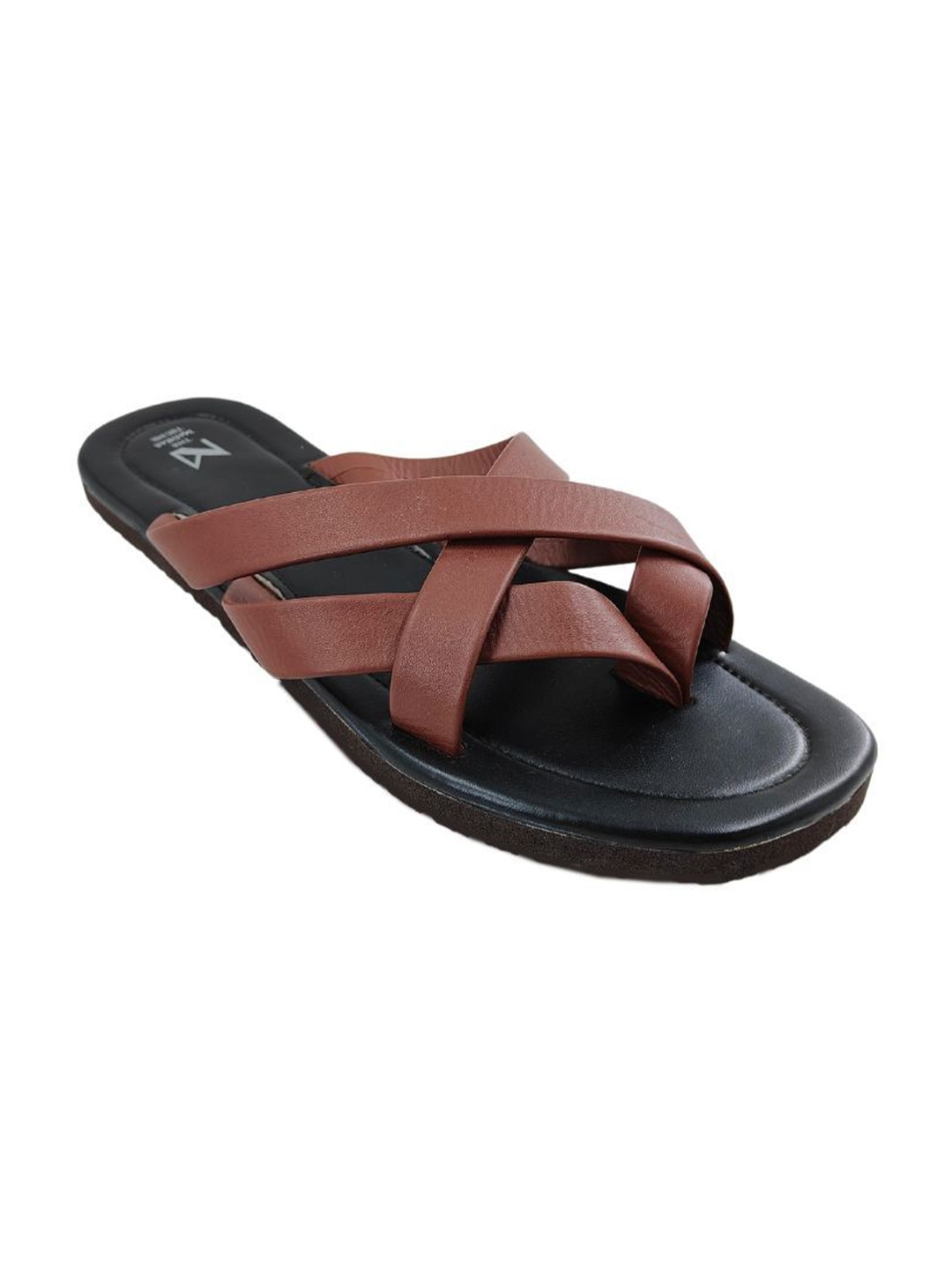 

THE MADRAS TRUNK Men Comfort Sandals, Brown