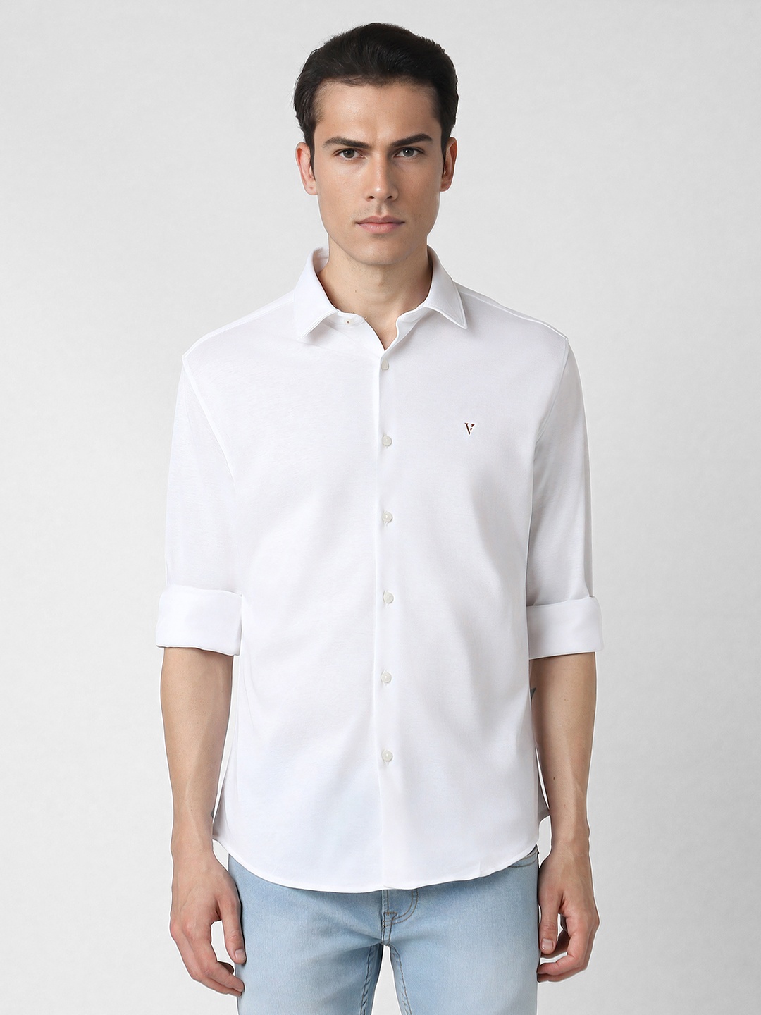 

Van Heusen Sport Men Slim Fit Opaque Casual Shirt, White