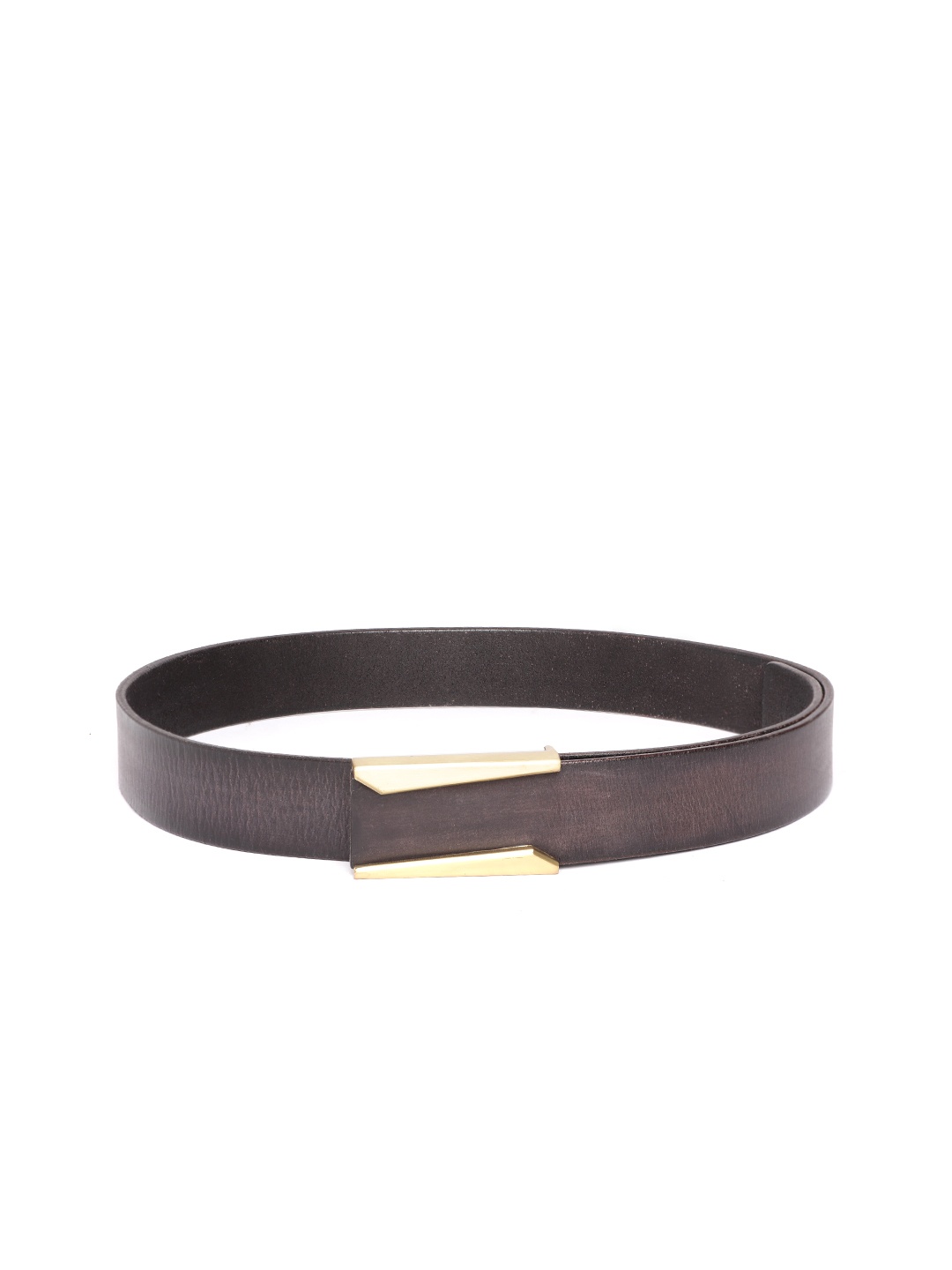 

ART N VINTAGE Men Leather Belt, Brown
