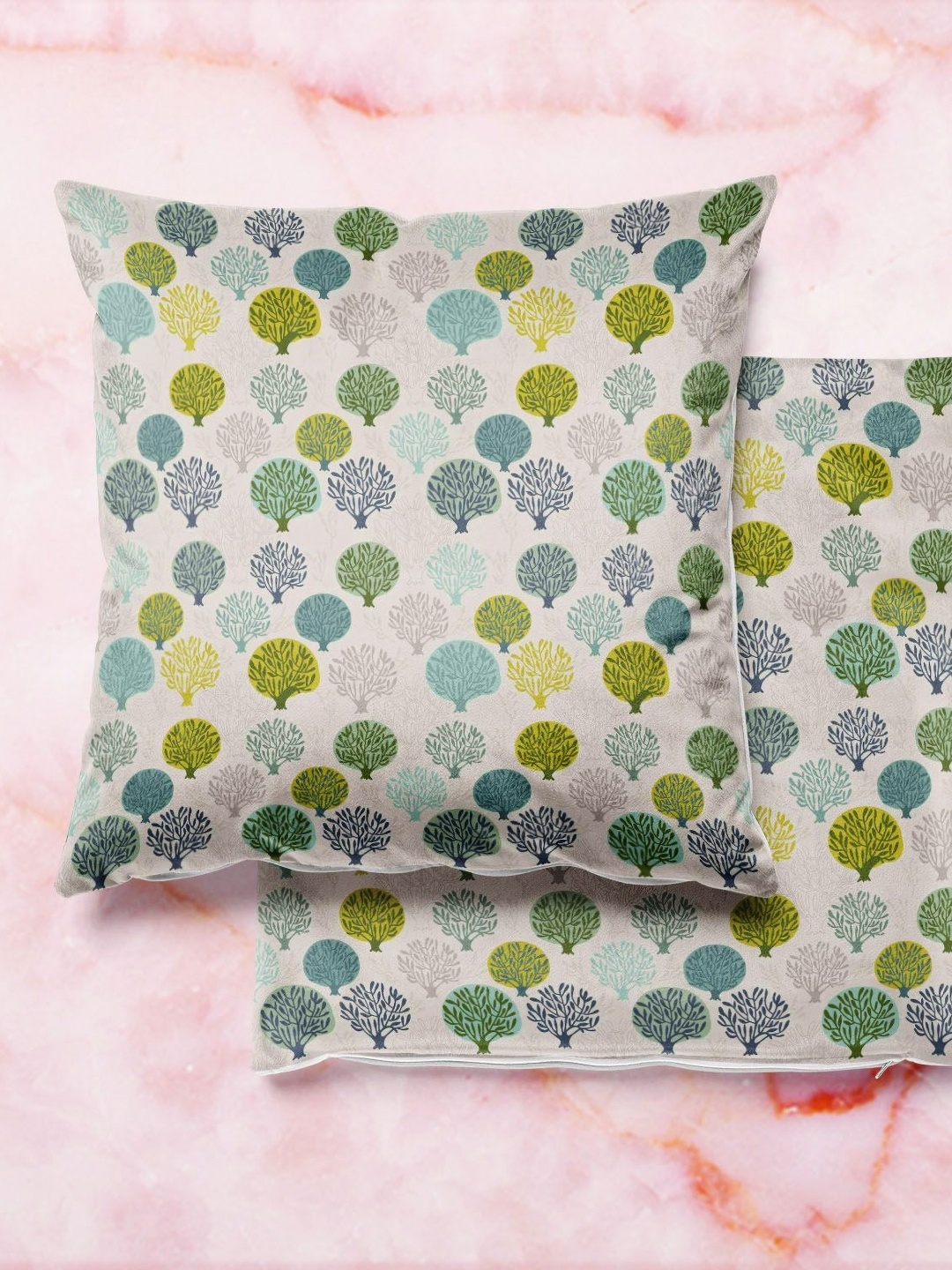 

ArtzFolio Multicoloured Set of 2 Square Cushion Covers, Multi