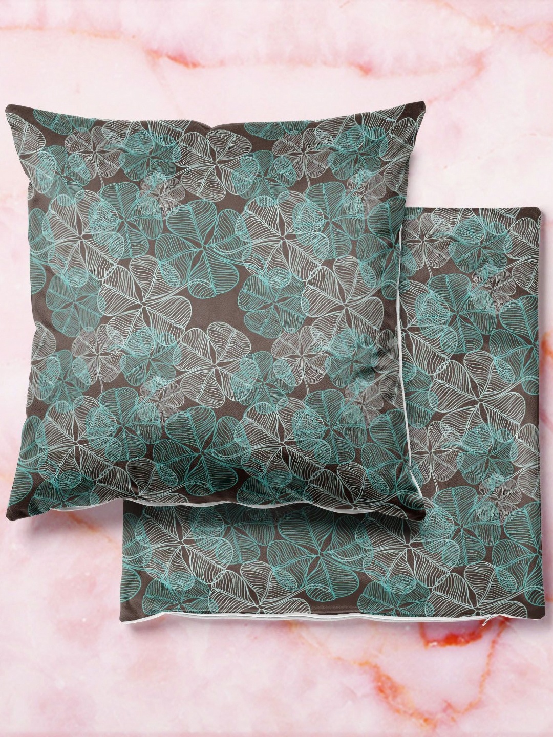 

ArtzFolio Multicoloured Set of 2 Square Cushion Covers, Multi