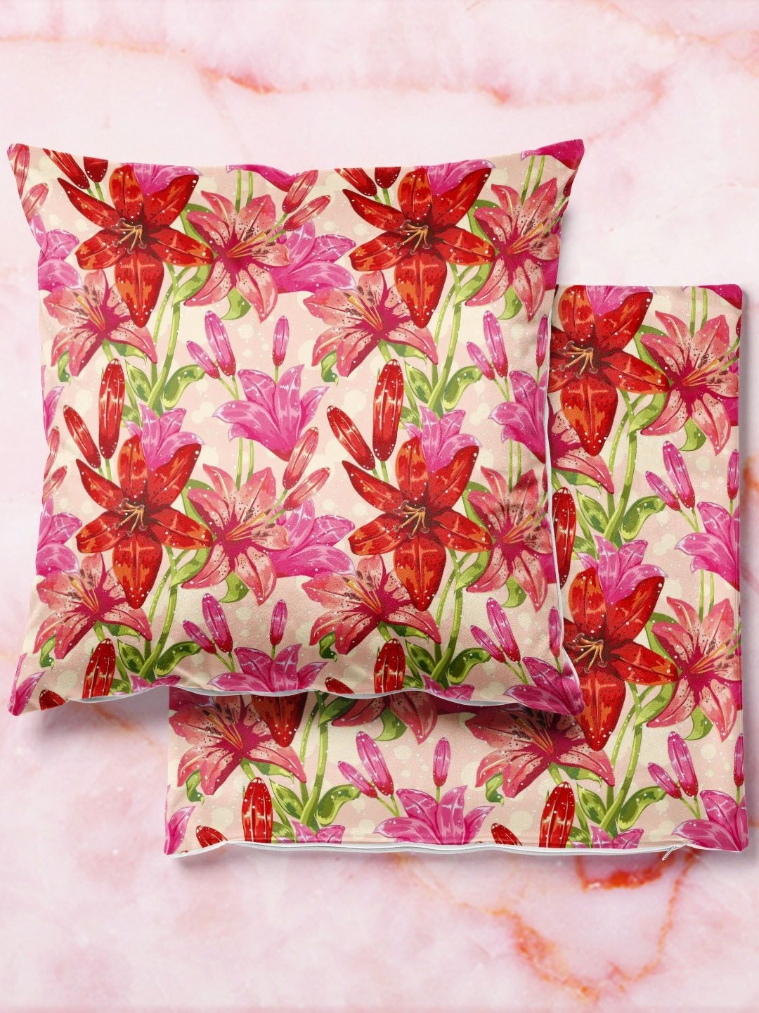 

ArtzFolio Multicoloured Set of 2 Square Cushion Covers, Multi