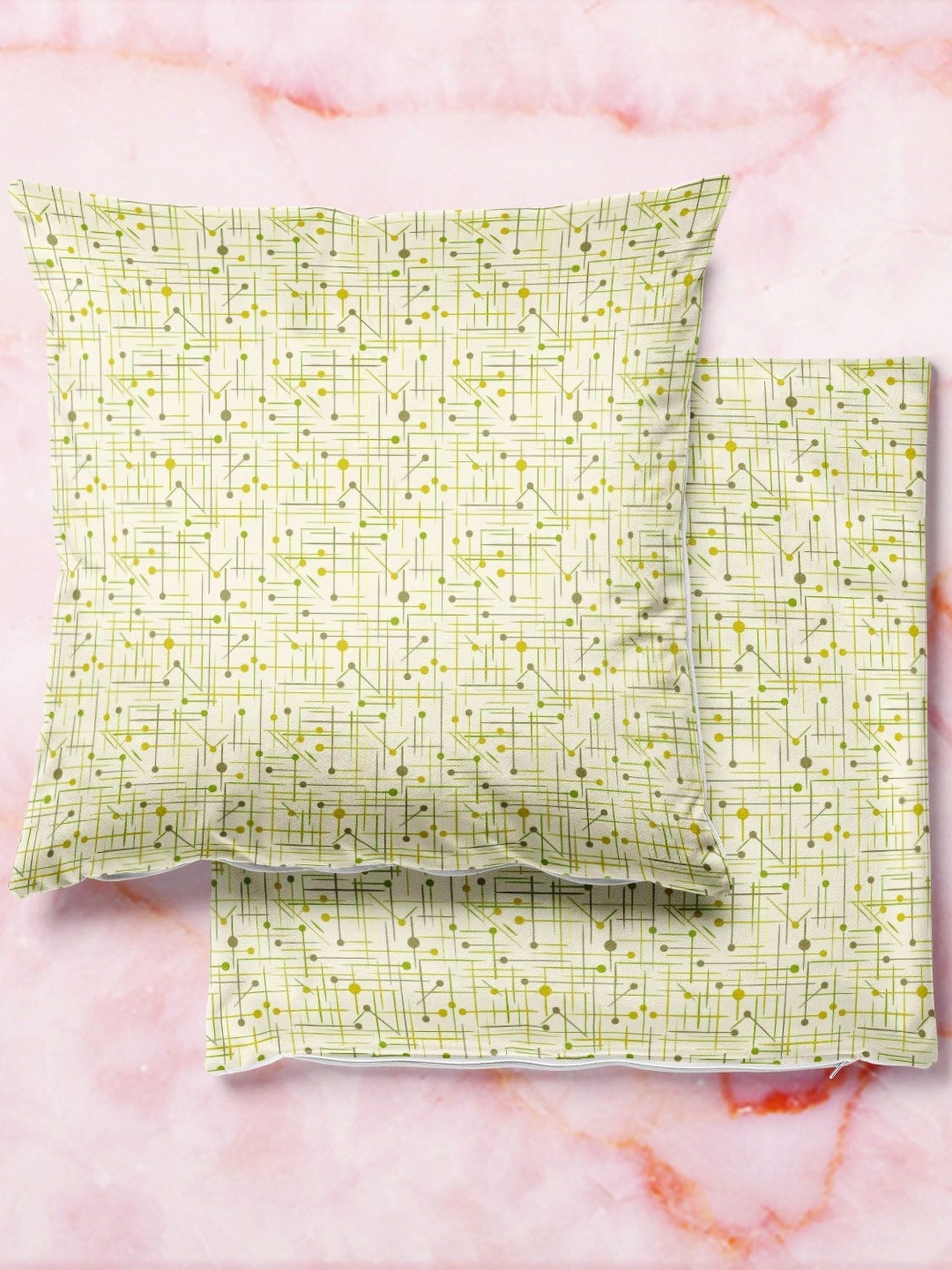 

ArtzFolio Multicoloured Set of 2 Square Cushion Covers, Multi