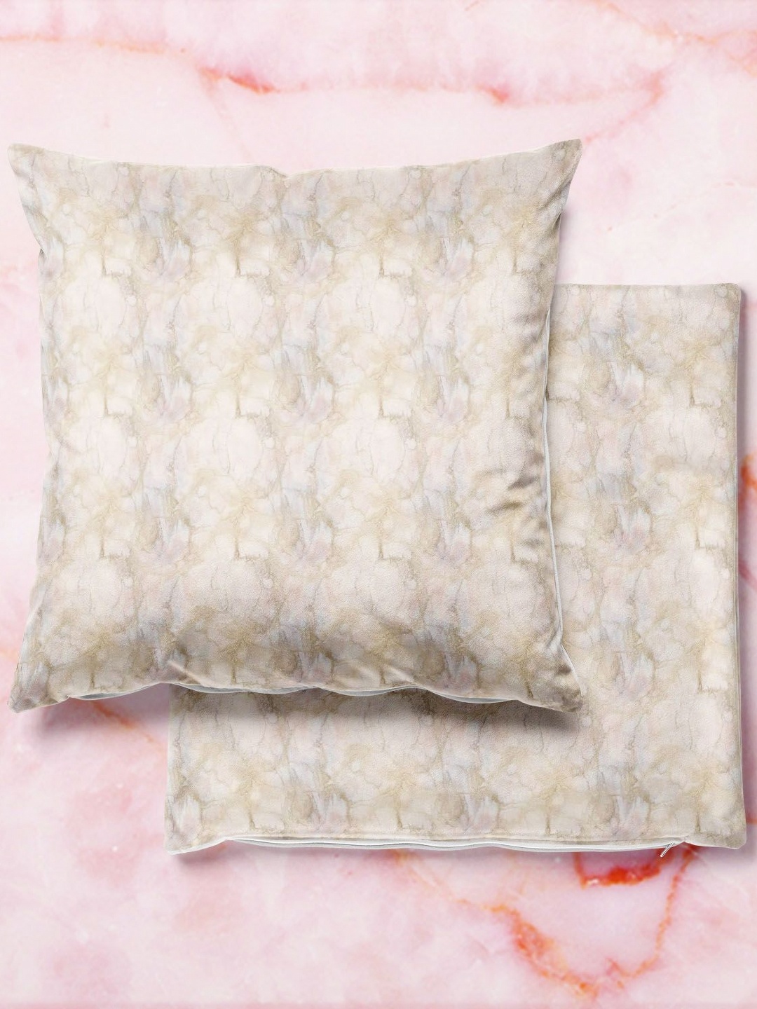 

ArtzFolio Multicoloured Set of 2 Velvet Square Cushion Covers, Multi