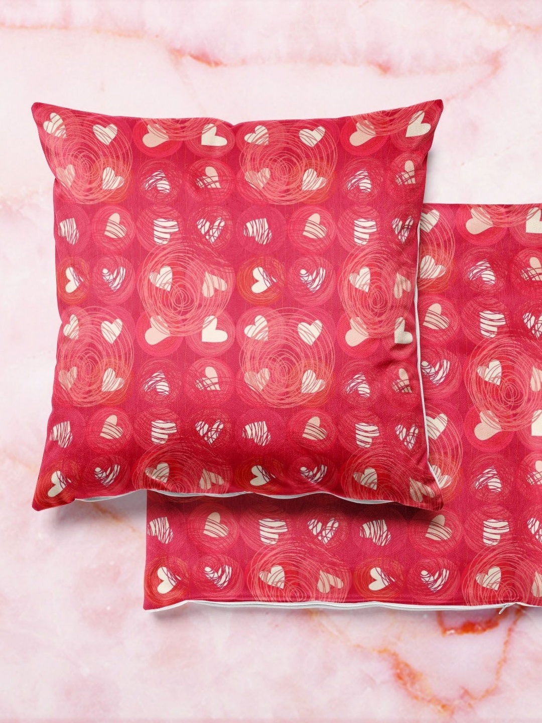 

ArtzFolio Multicoloured Set of 2 Square Cushion Covers, Multi