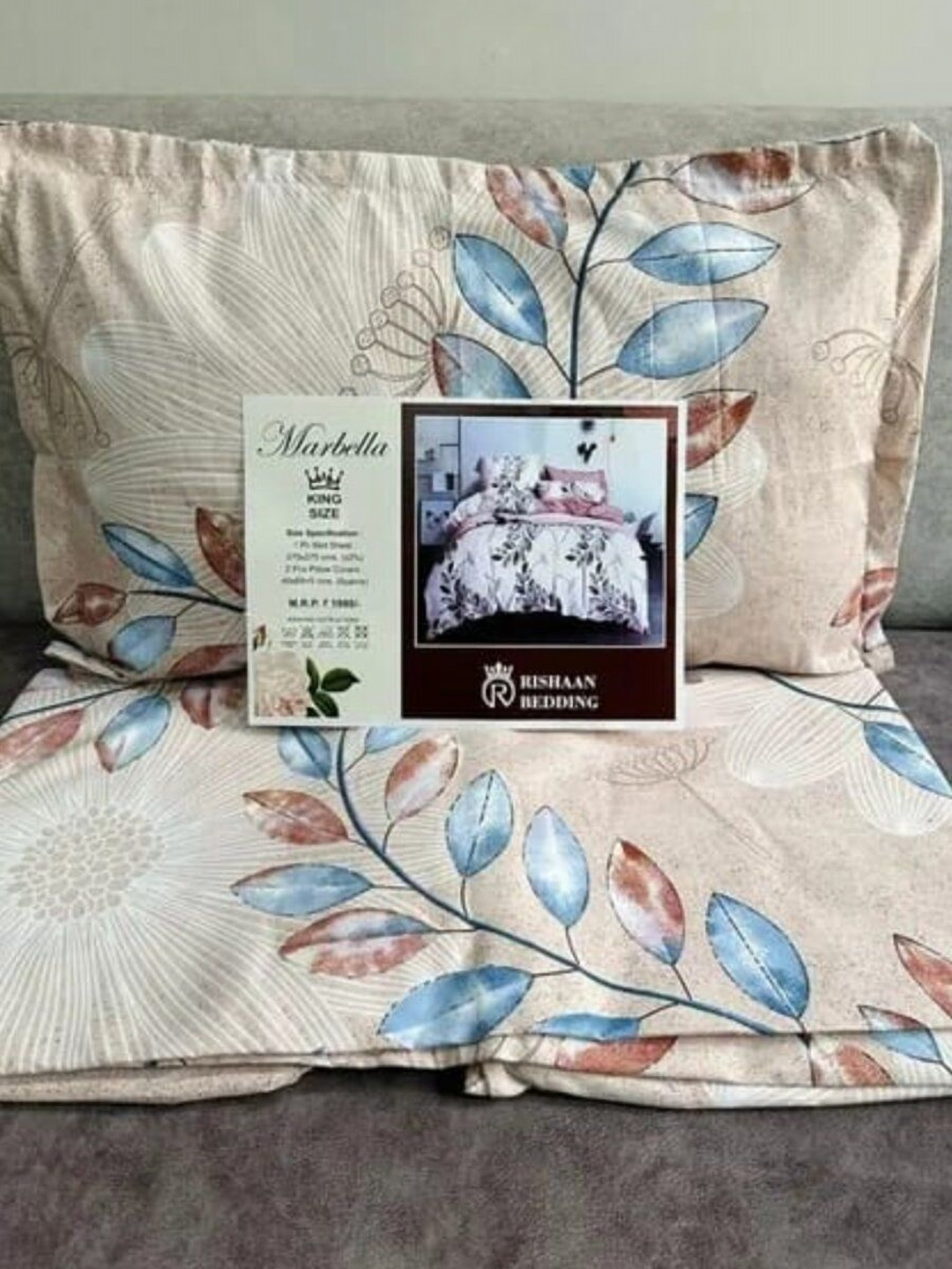 

Bedbathandbliss White 300 TC King Bedsheet with 2 Pillow Covers