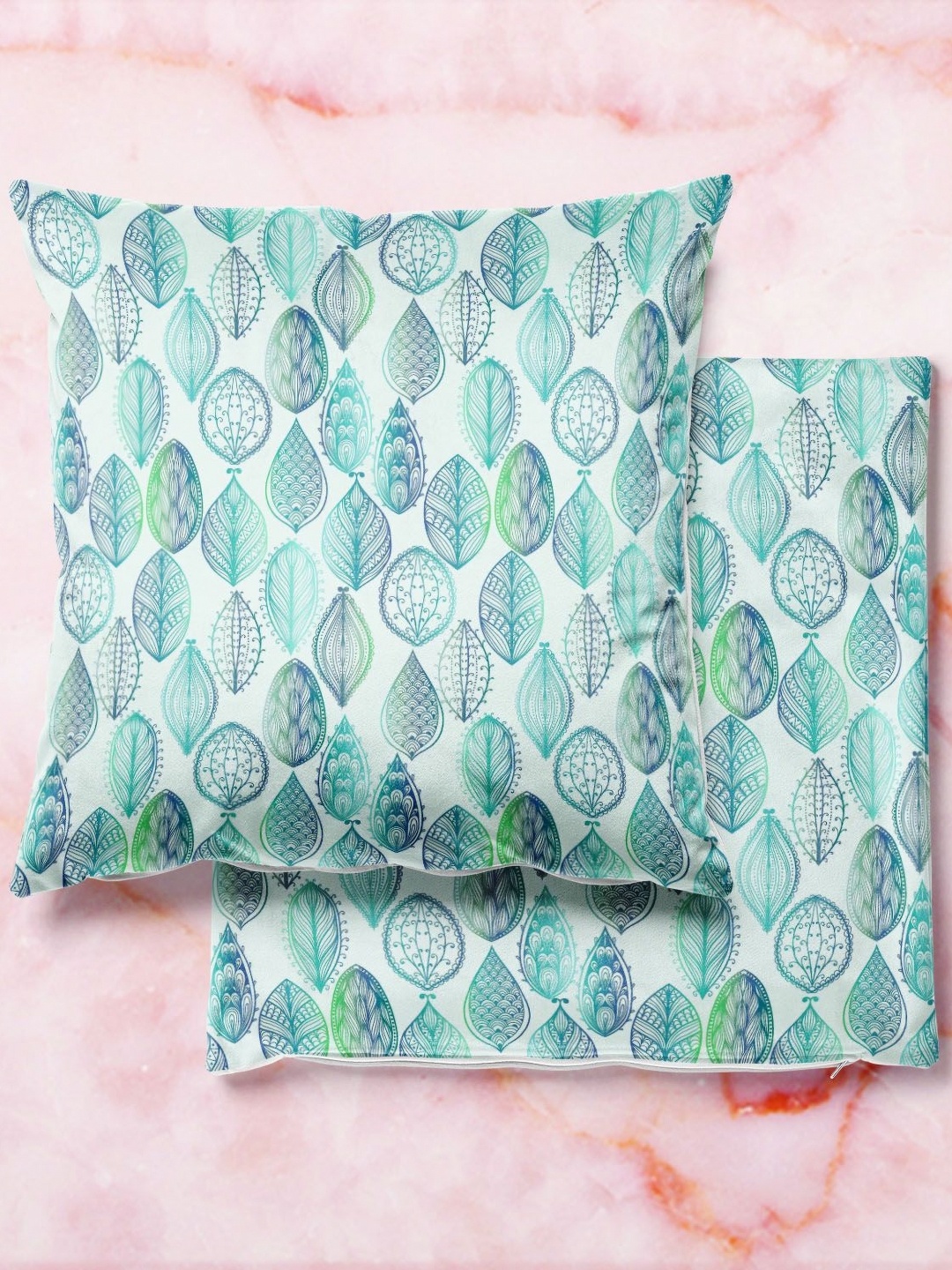 

ArtzFolio Multicoloured Set of 2 Square Cushion Covers, Multi